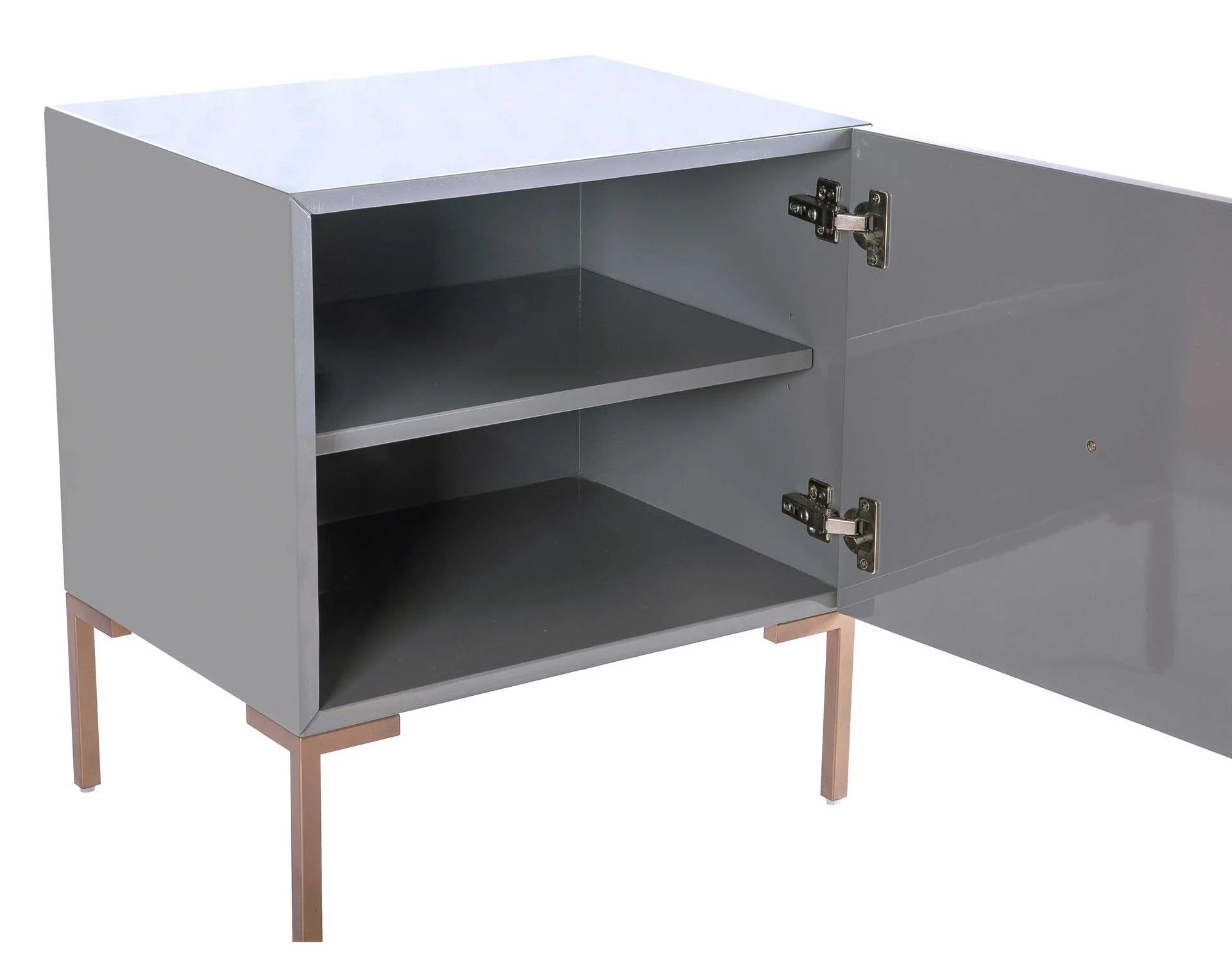 Analiz Lacquer Side Table Gray - Image 4