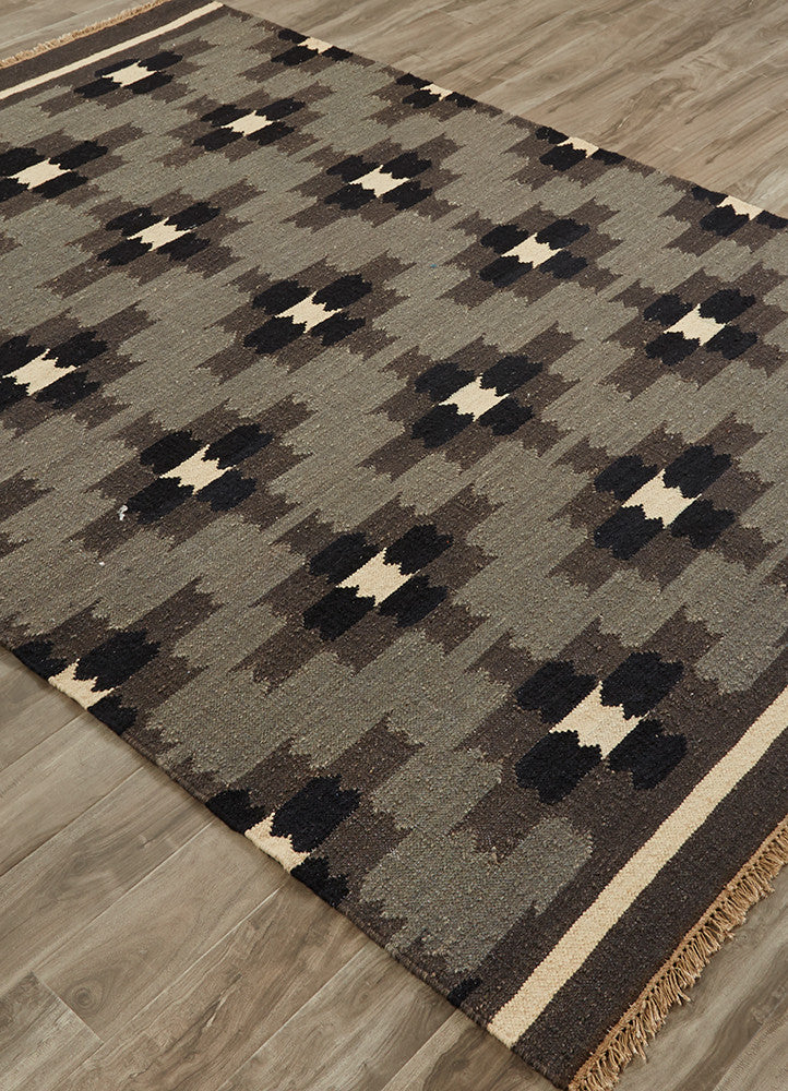 Anatolia Cheffield Gray/Black Area Rug - Image 2