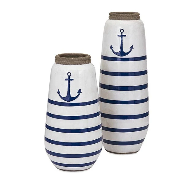 Anchor Large Handpainted Vase - Image 2