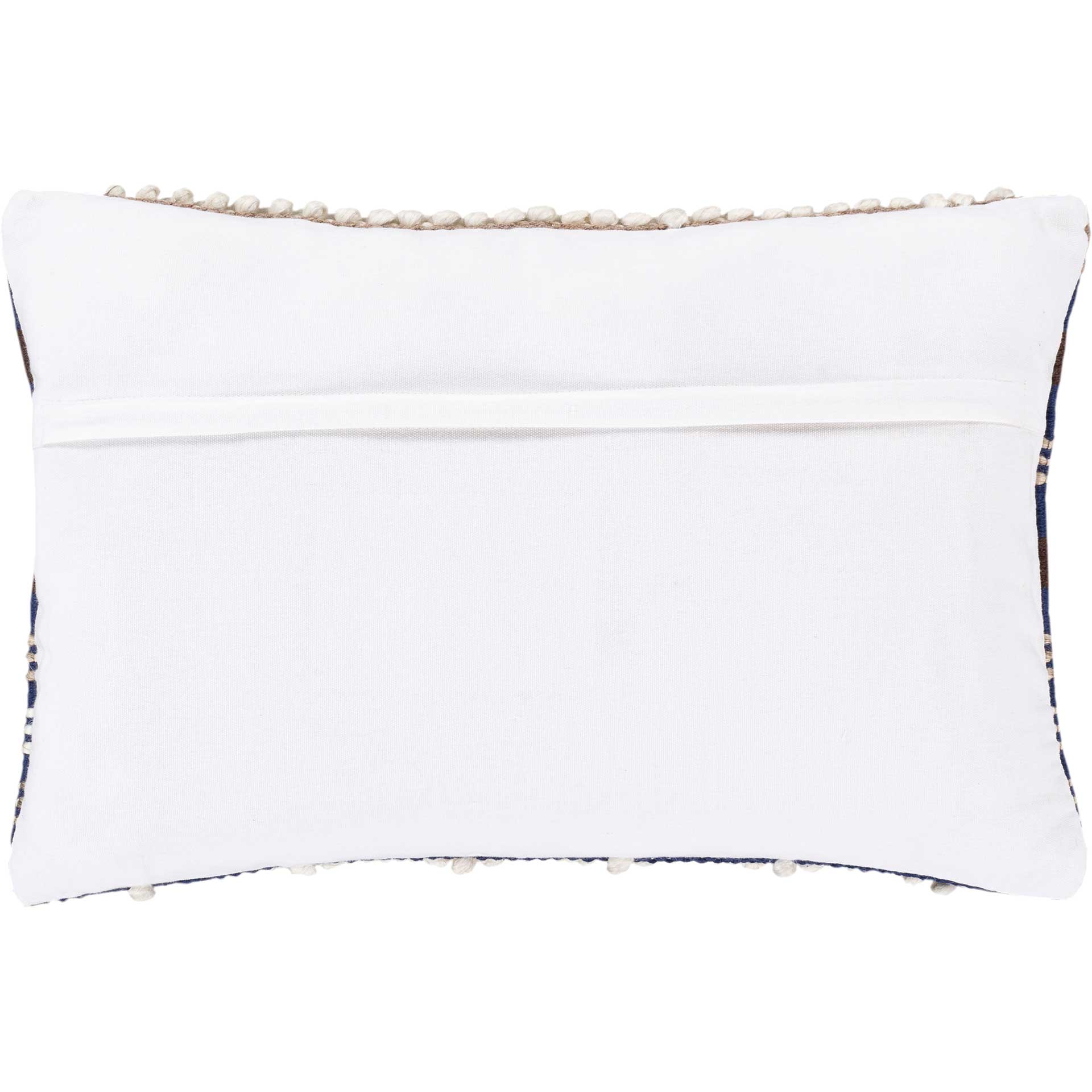 Andi Pillow Navy/White/Dark Brown - Image 2