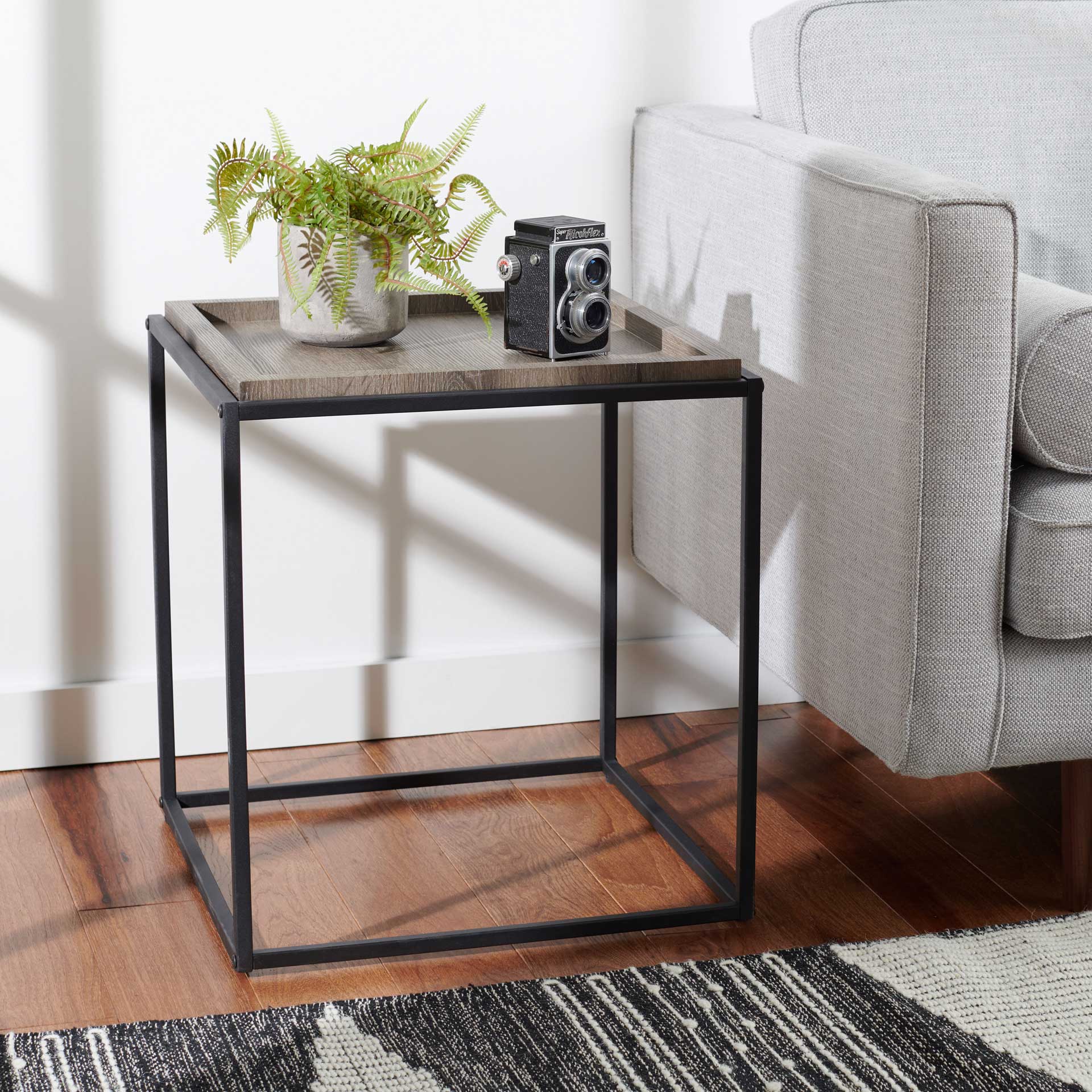 Andino End Table Brown/Black - Image 5