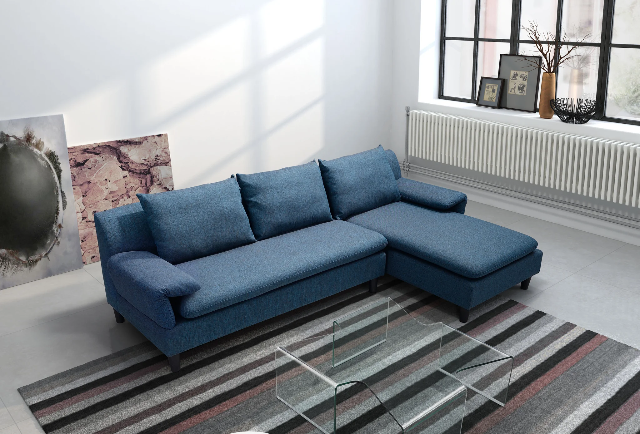 Andover Sofa Cowboy Blue - Image 7
