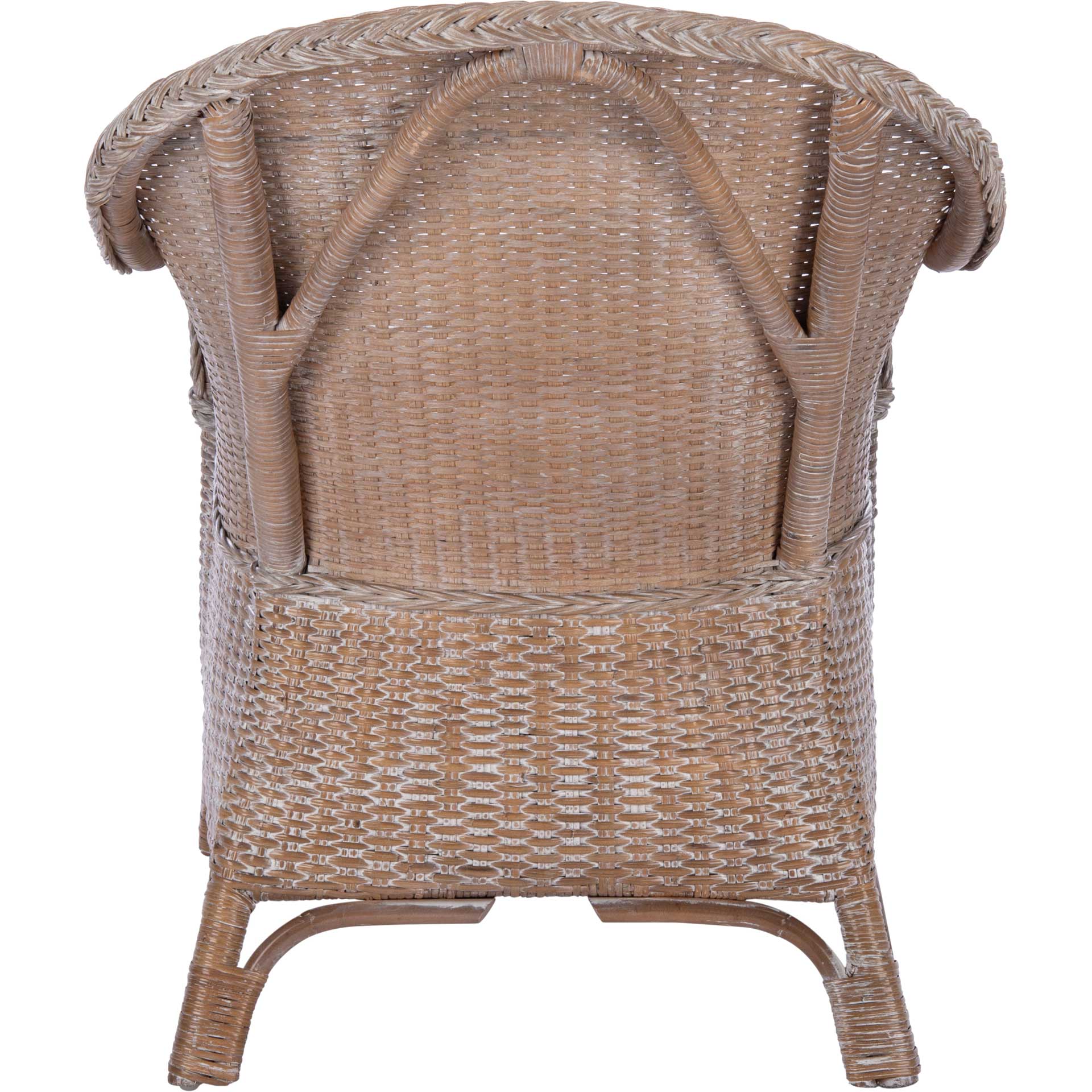 Angelo Accent Chair With Cushion Gray White Wash/White - Image 4