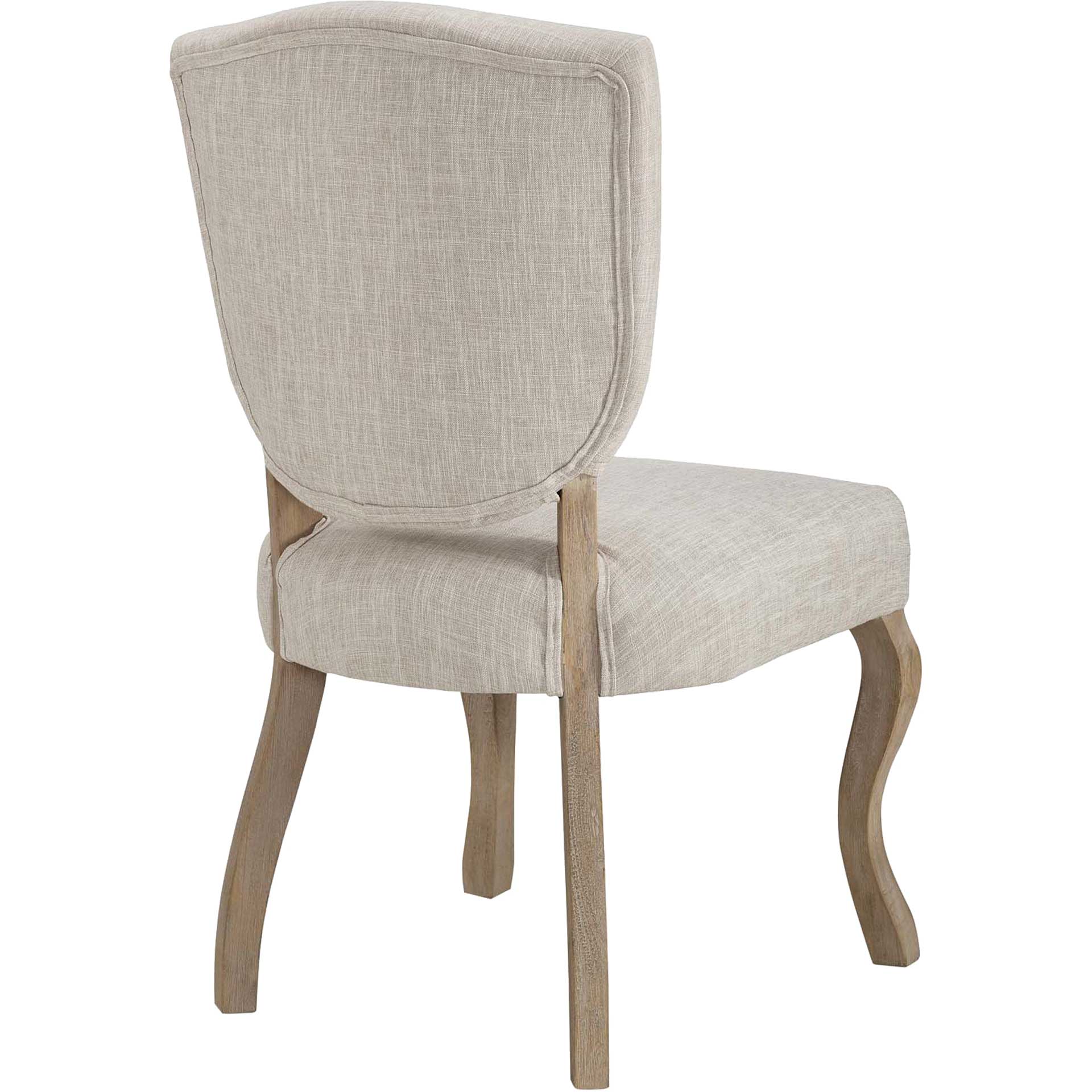 Angie Upholstered Dining Side Chair Beige - Image 4