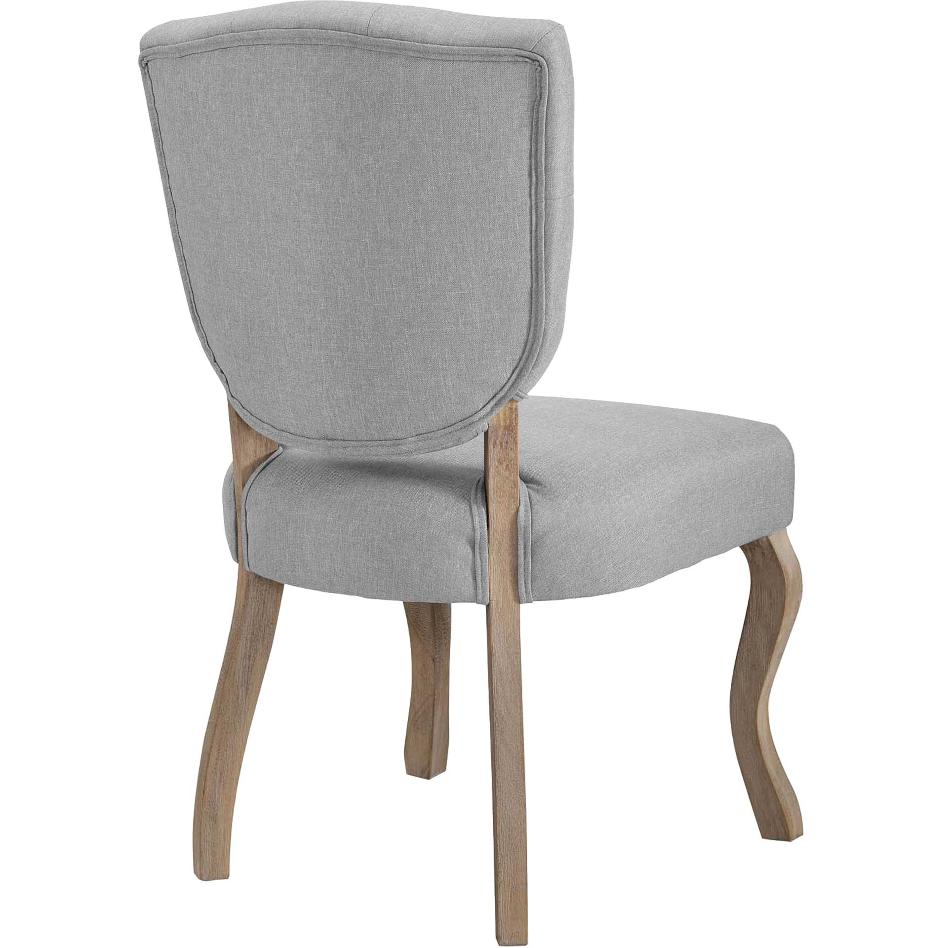 Angie Upholstered Dining Side Chair Light Gray - Image 4