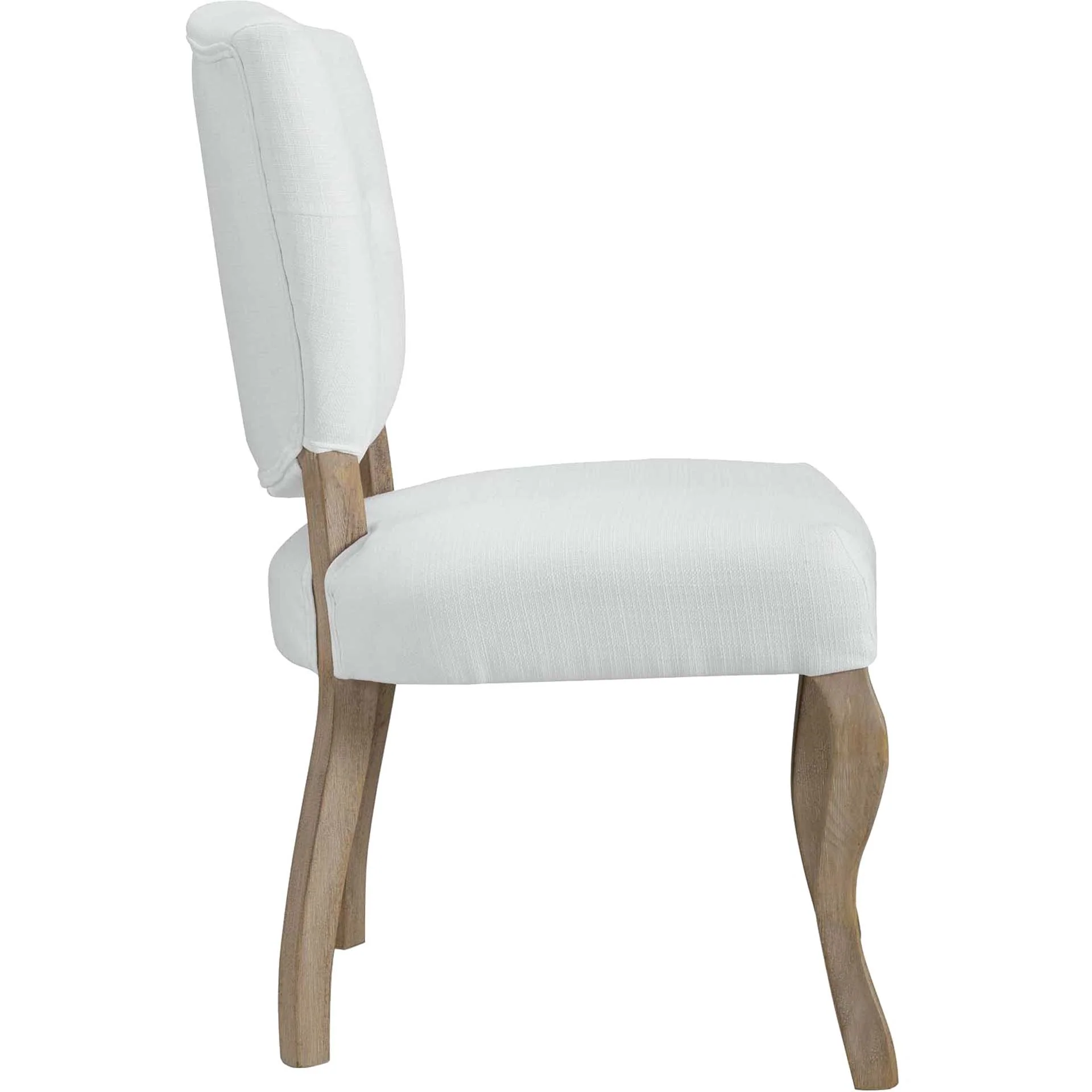 Angie Upholstered Dining Side Chair White - Image 3