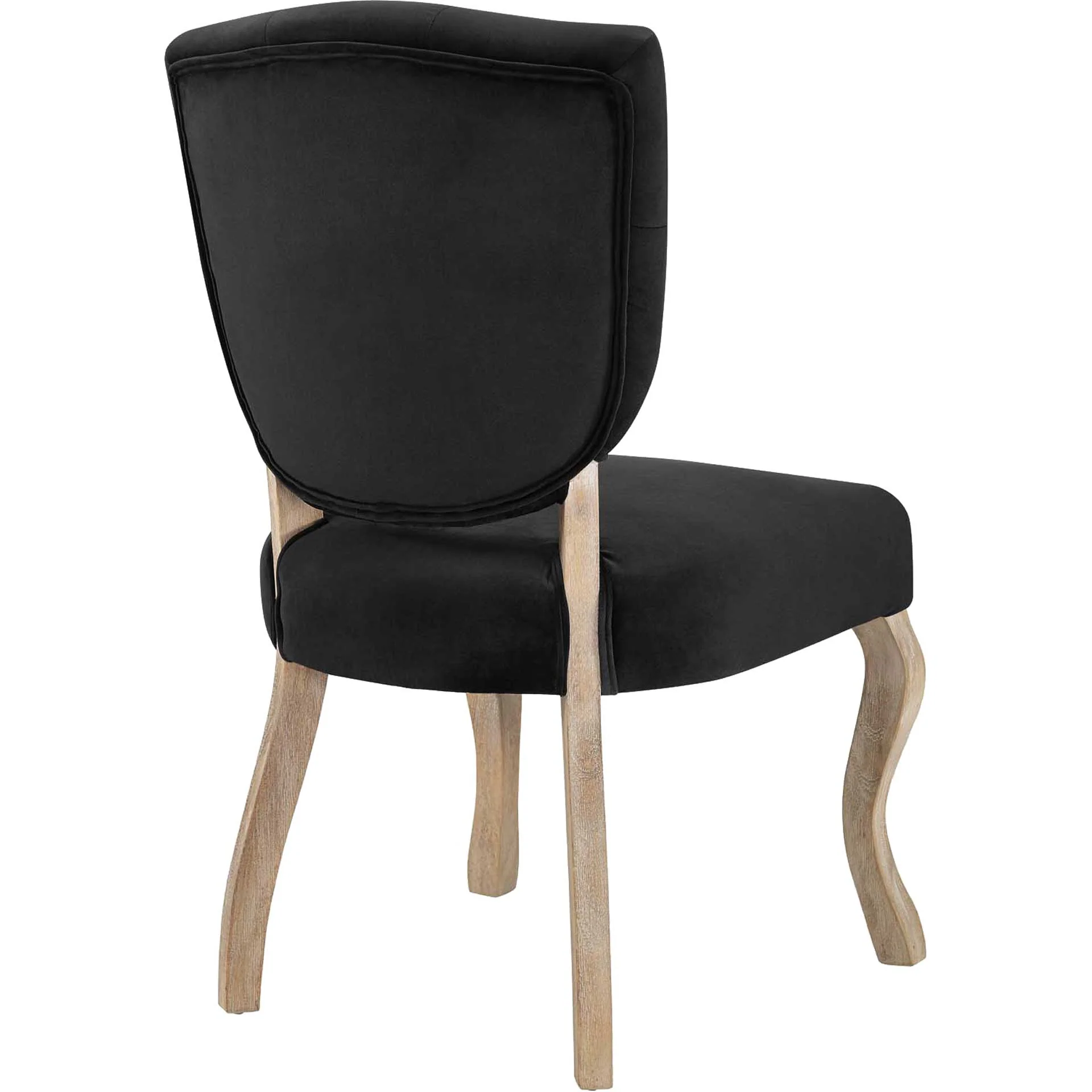 Angie Velvet Dining Side Chair Black - Image 4
