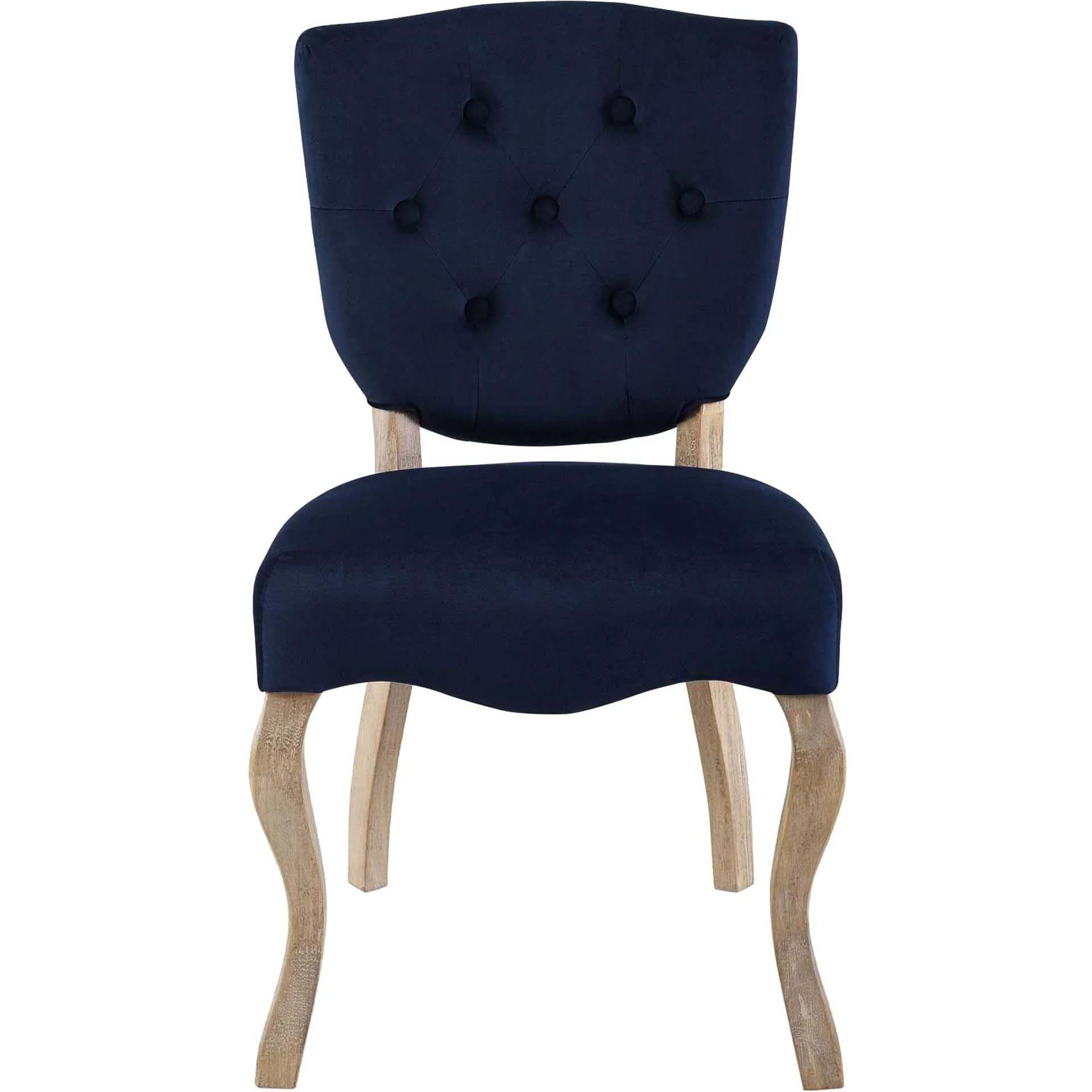 Angie Velvet Dining Side Chair Midnight Blue - Image 2