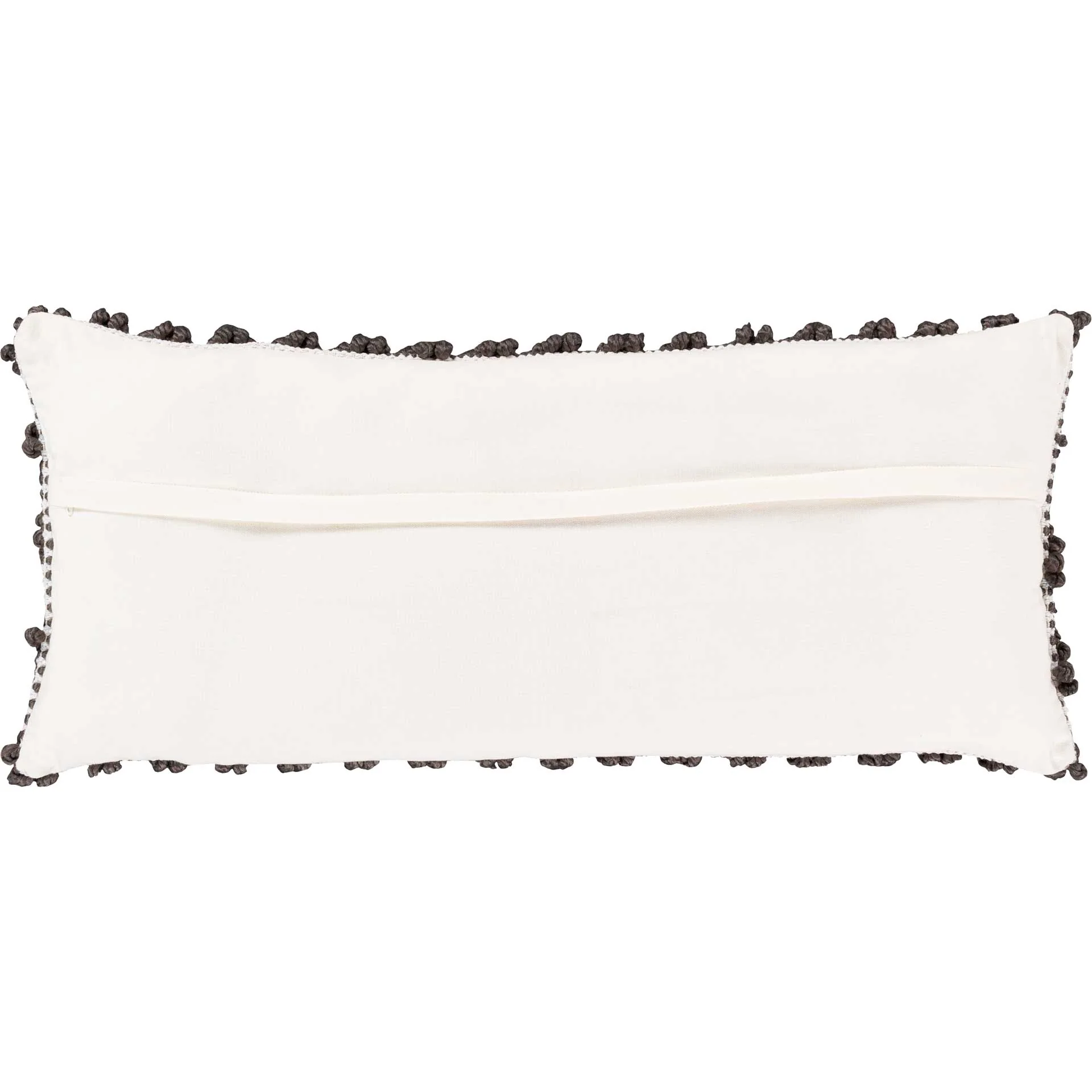 Anna Lumbar Pillow Charcoal/Cream/Khaki - Image 2