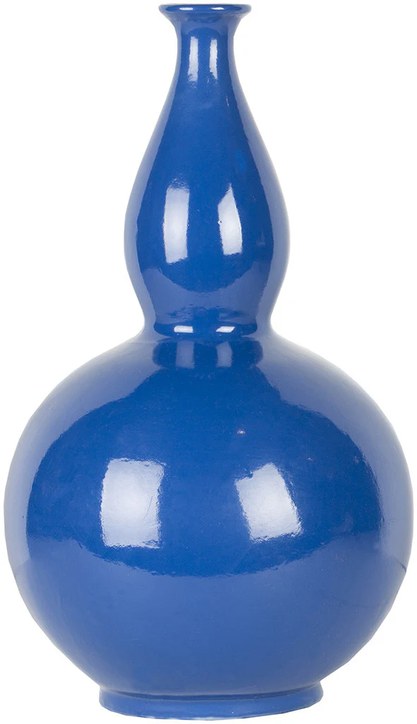 Anteros Ceramic Table Vase Cobalt - Image 2