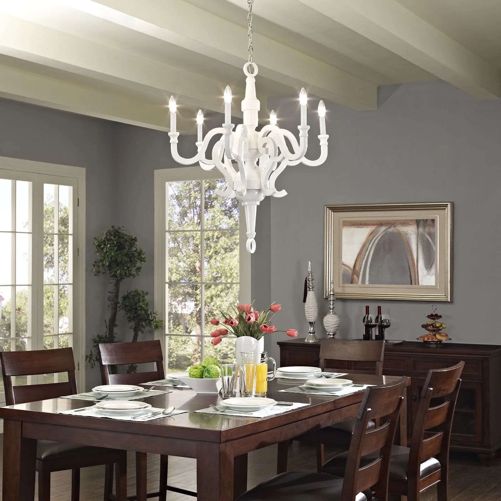 Anthem Chandelier White - Image 4