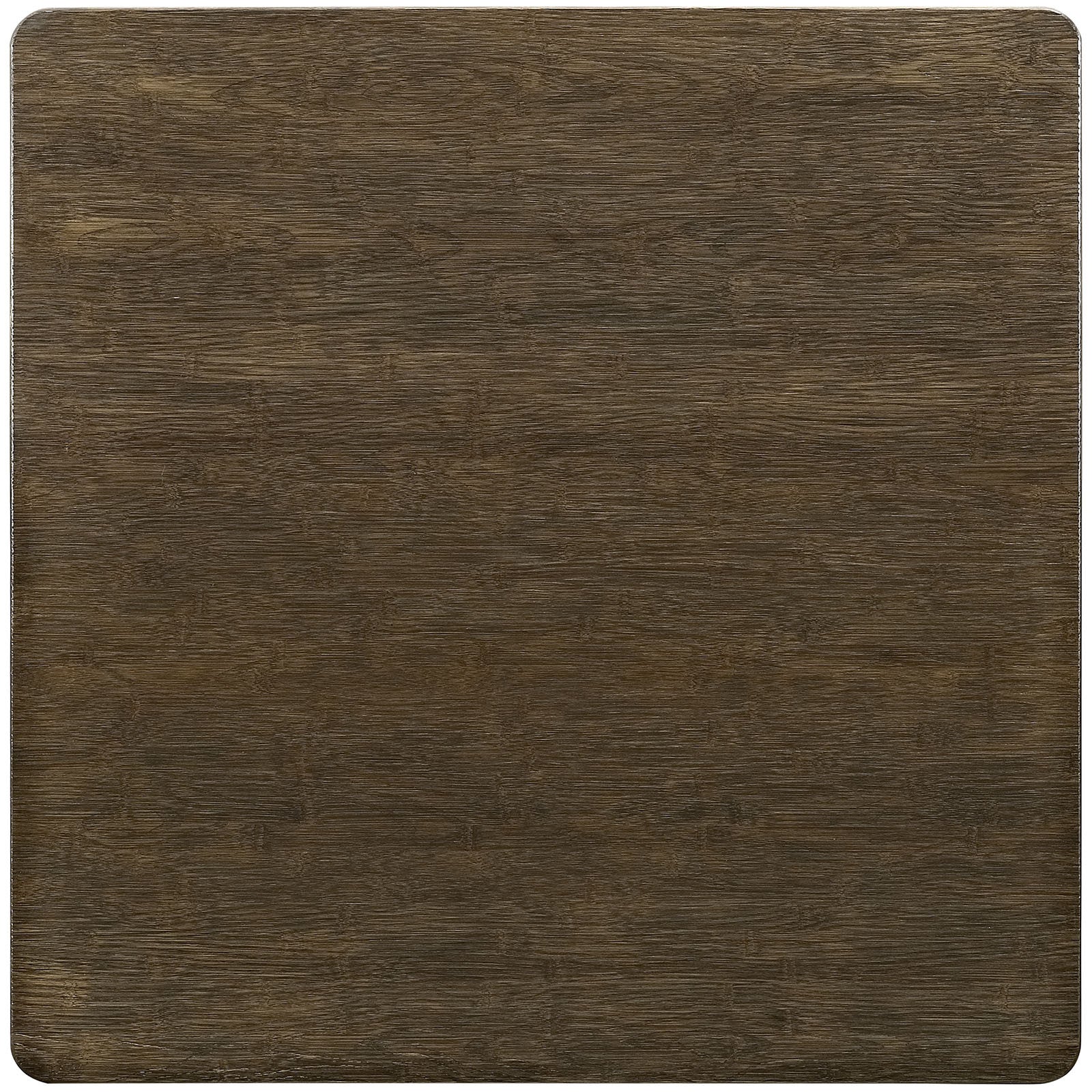 Anthropology Square Wood Dining Table Brown - Image 3