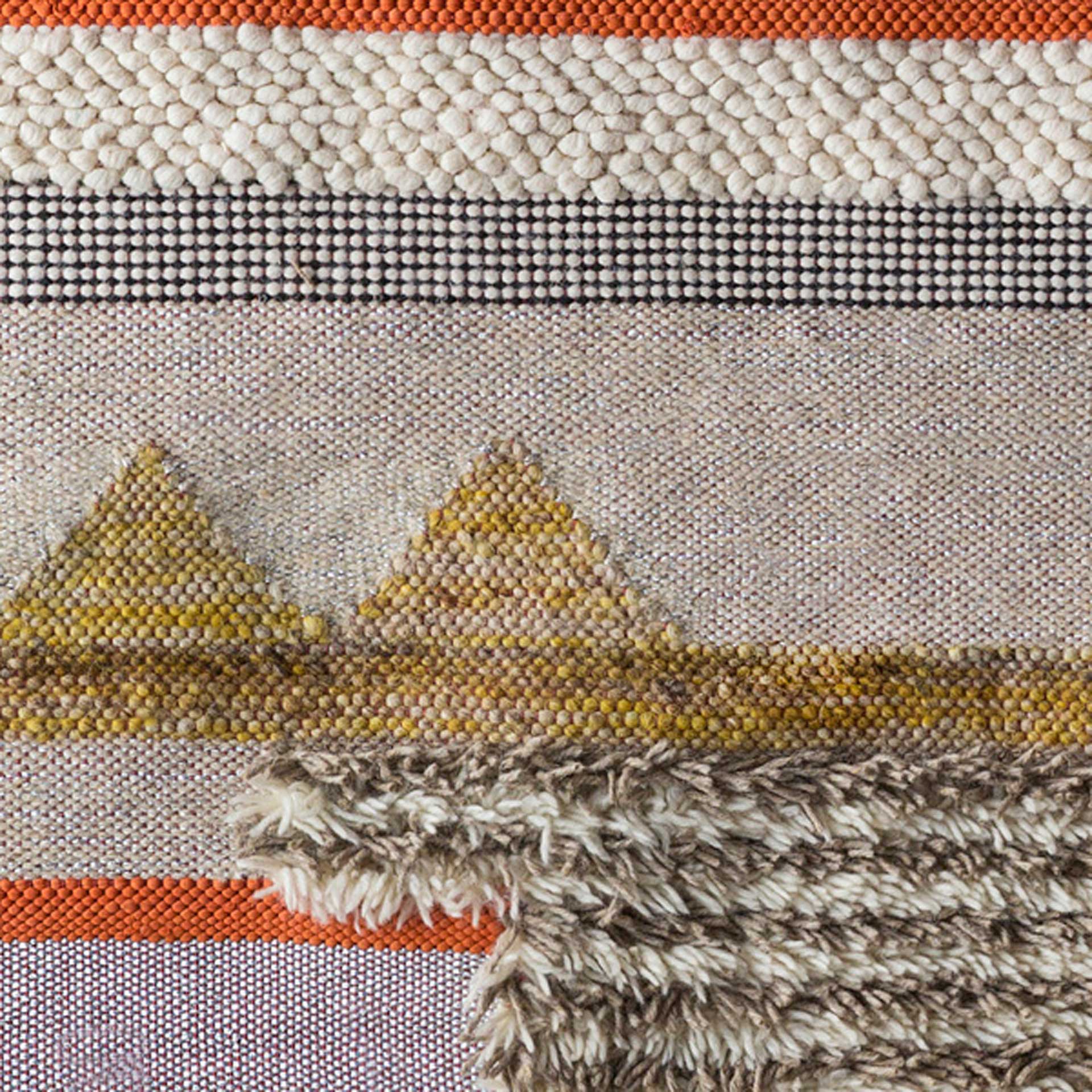 Anthropology Wall Hanging Ivory/Gray/Gold - Image 2