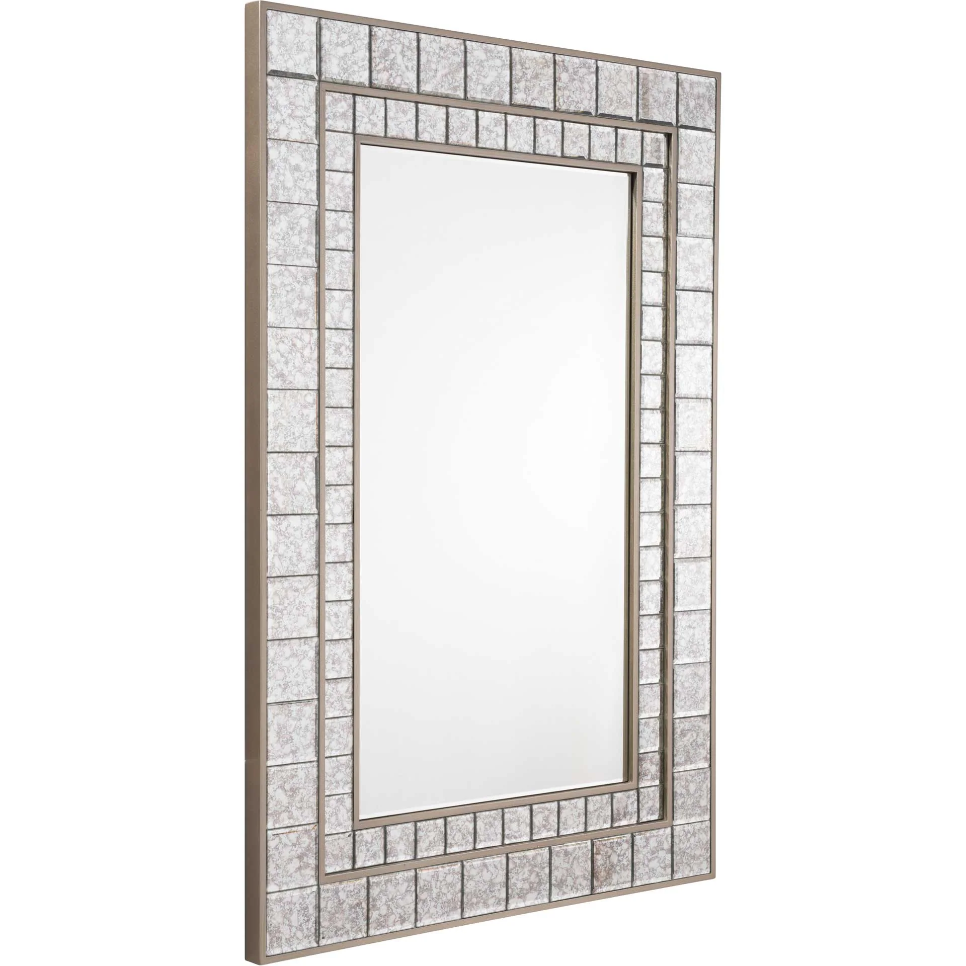 Antique Squares Mirror - Image 2