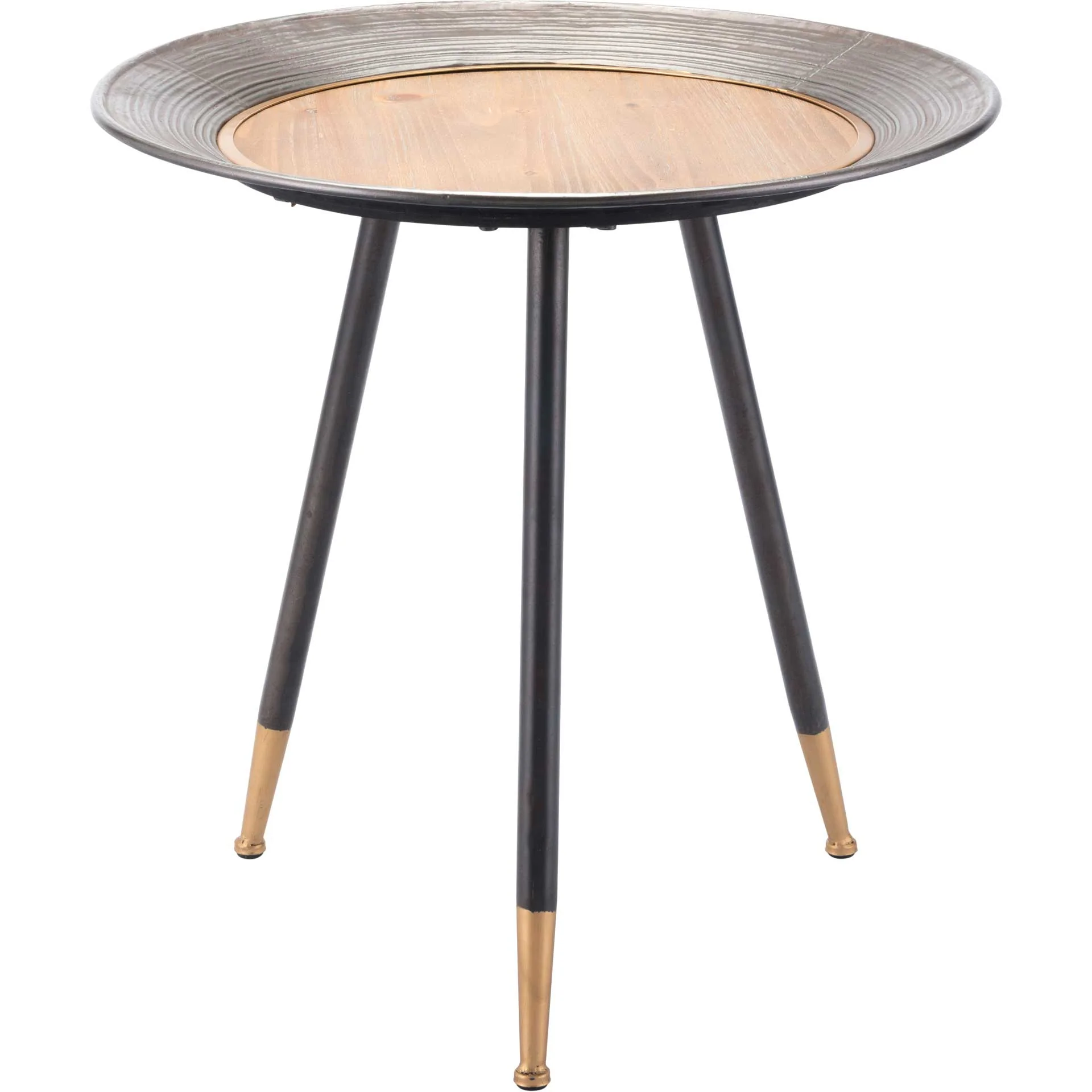 Antique Tripod Metal Table Antique - Image 2