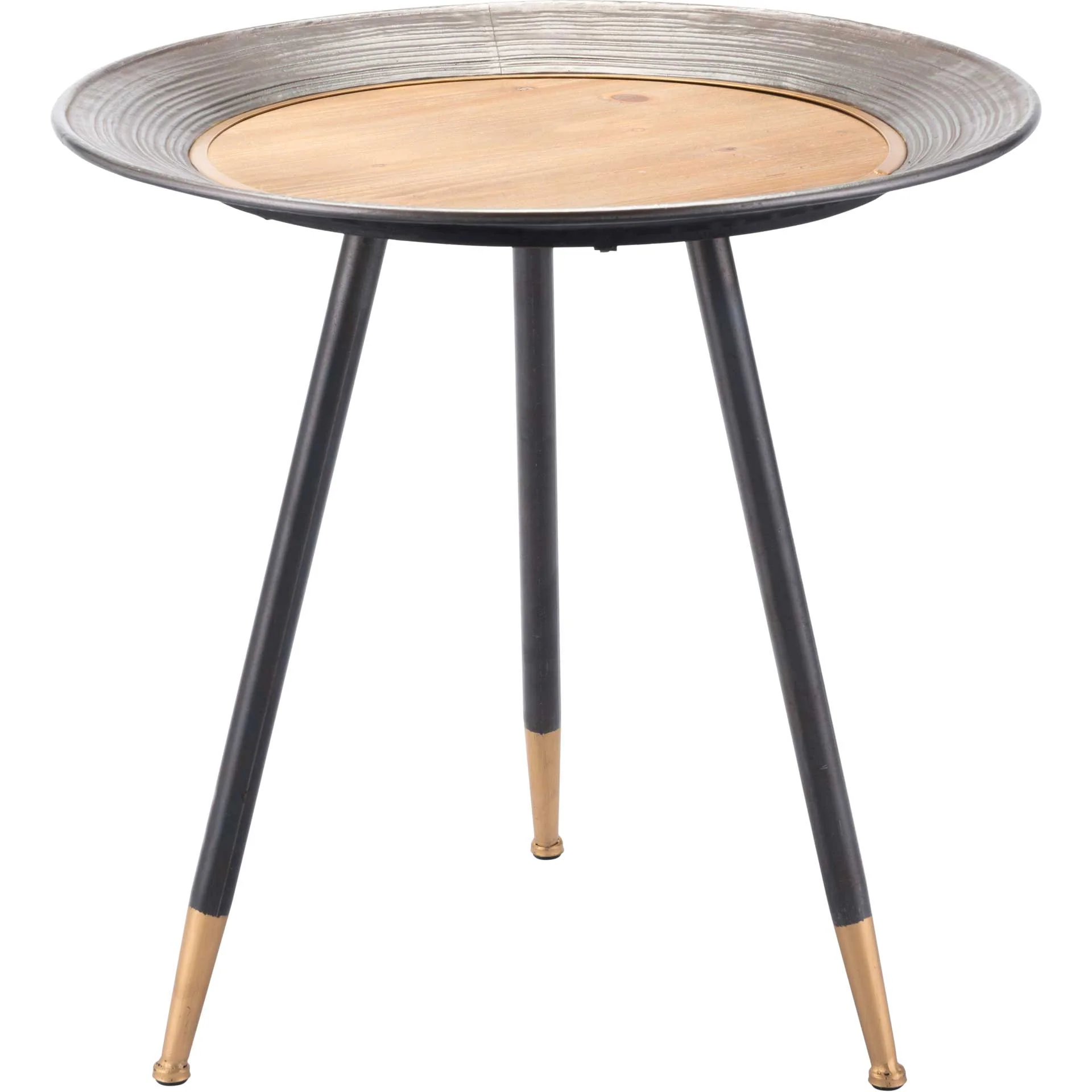 Antique Tripod Metal Table Antique - Image 3