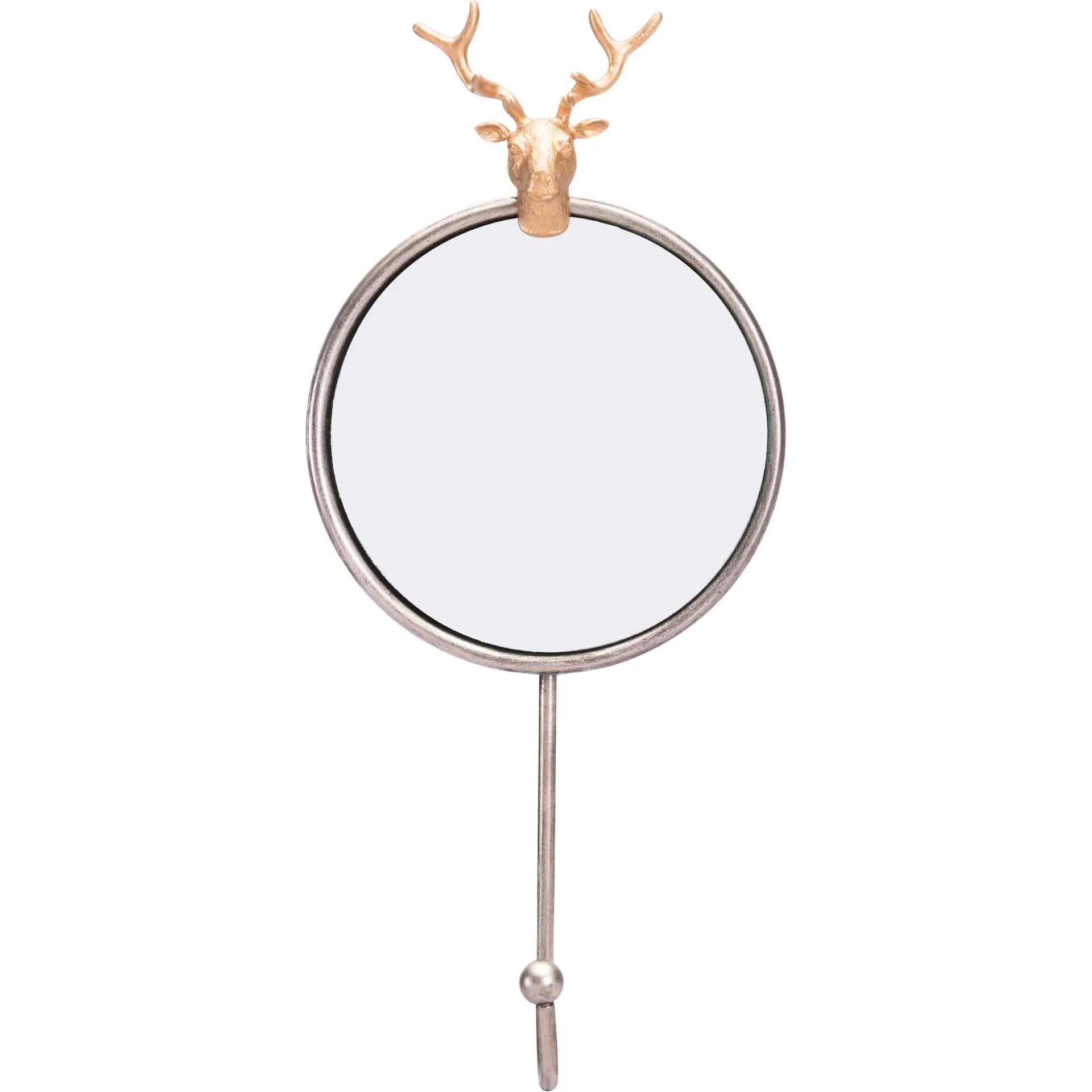 Antler Mirror Antique - Image 2