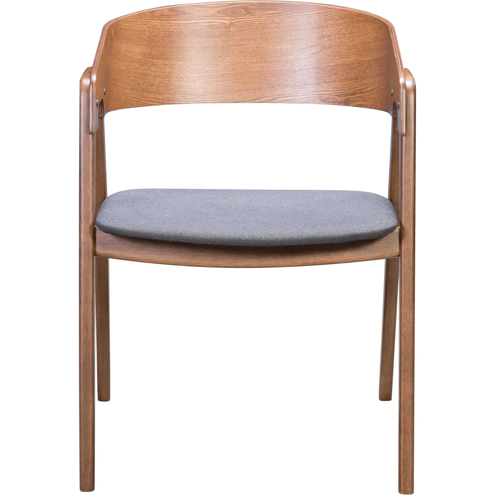 Anton Dining Chair Walnut/Dark Gray - Image 3