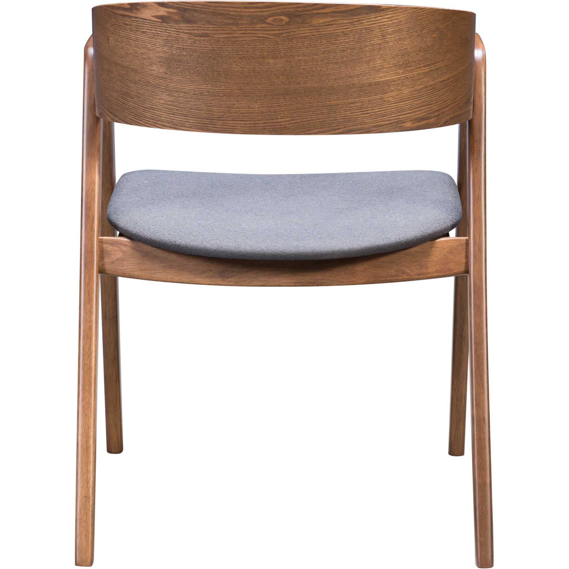 Anton Dining Chair Walnut/Dark Gray - Image 4