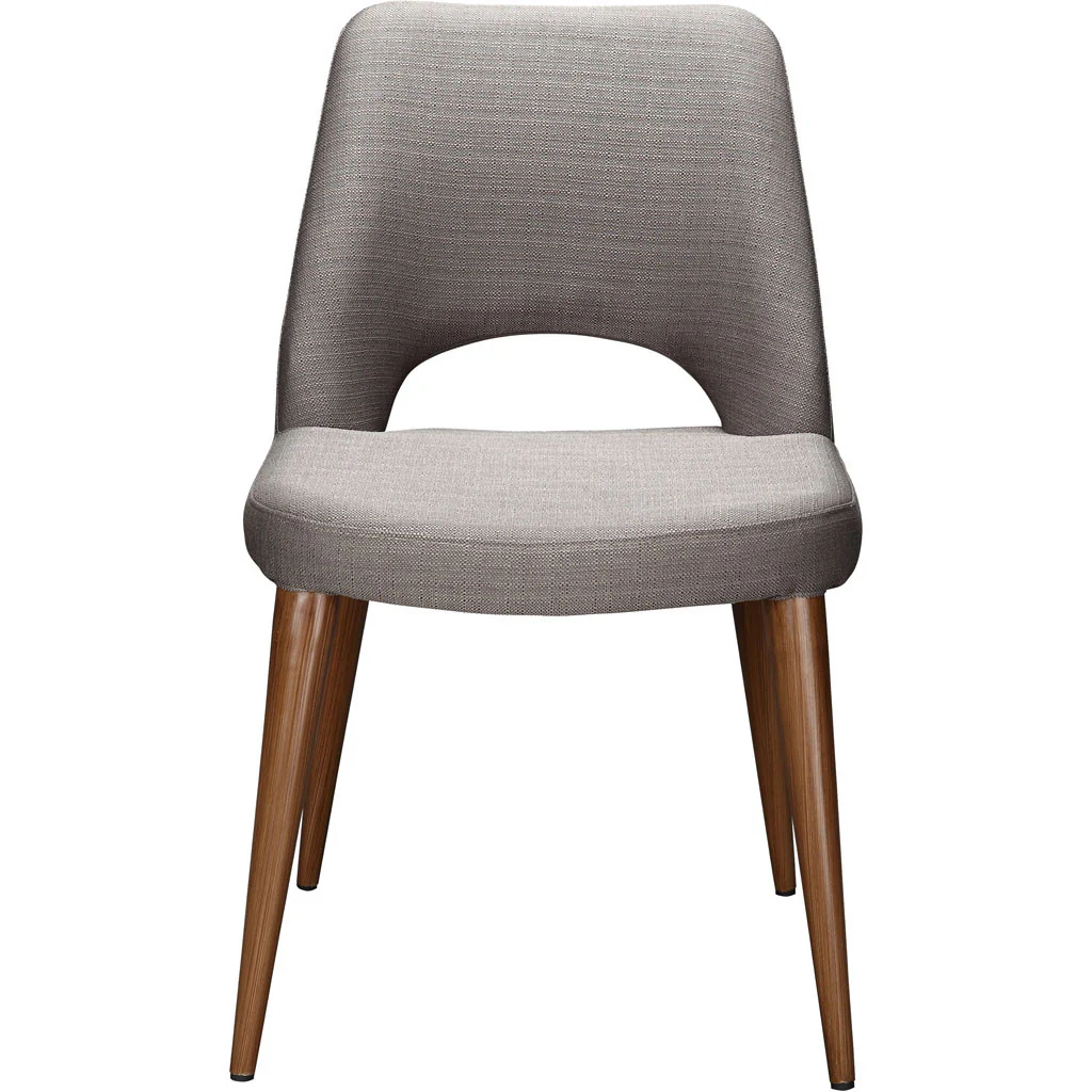 Antonio Dining Chair Light Gray/Brown (Set of 2) - Image 3