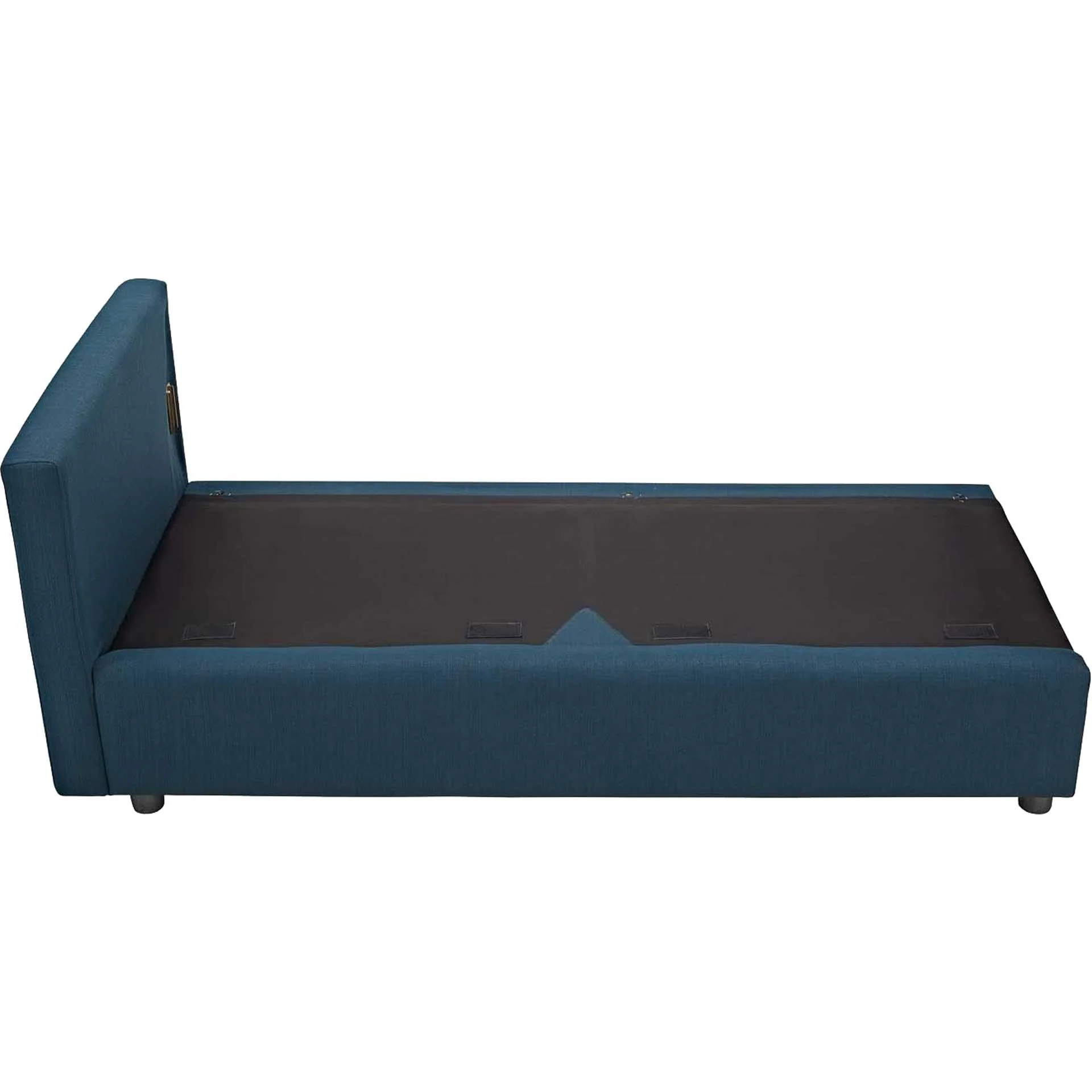 Antonio Upholstered Fabric Sofa Azure - Image 4