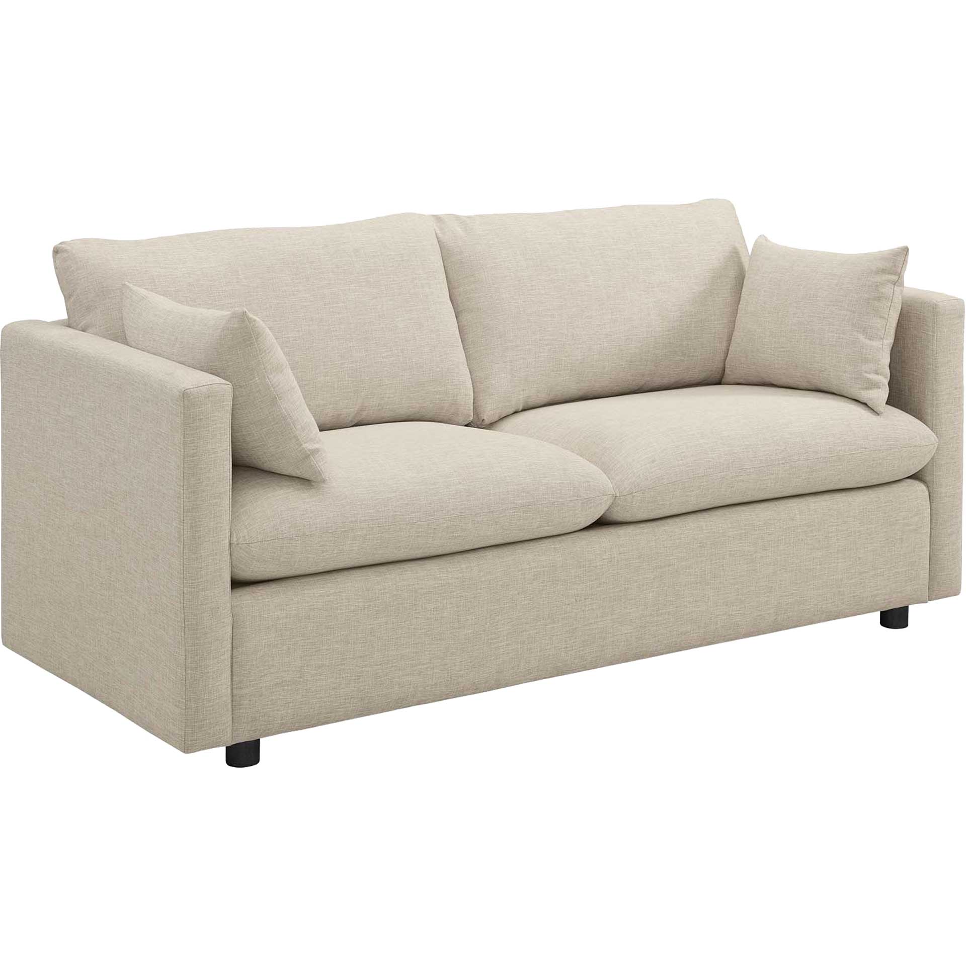 Antonio Upholstered Fabric Sofa Beige - Image 2