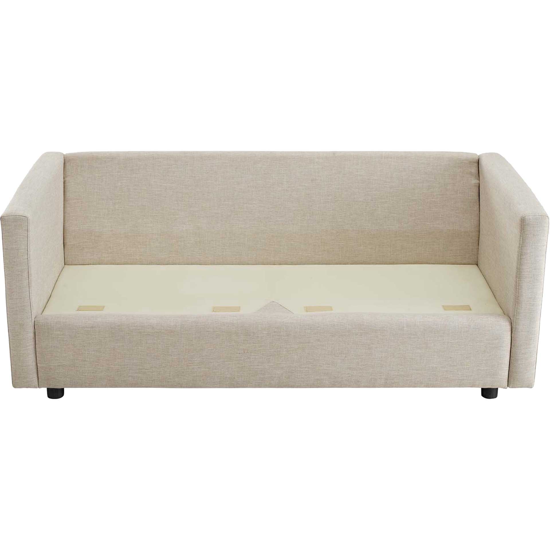 Antonio Upholstered Fabric Sofa Beige - Image 6