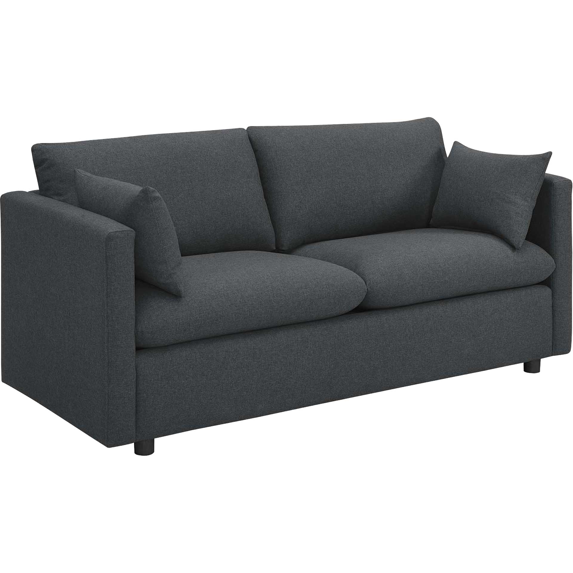 Antonio Upholstered Fabric Sofa Gray - Image 2