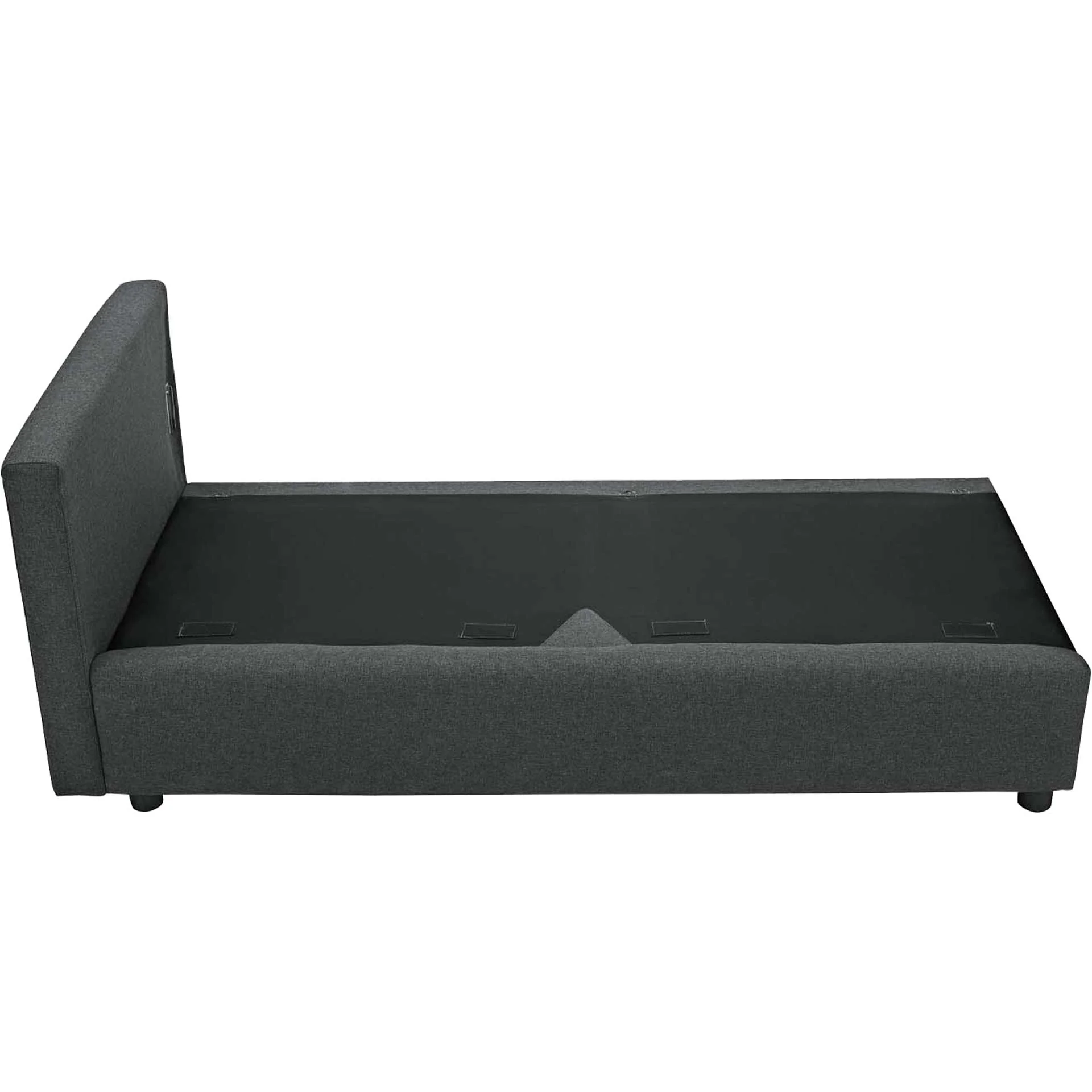 Antonio Upholstered Fabric Sofa Gray - Image 4
