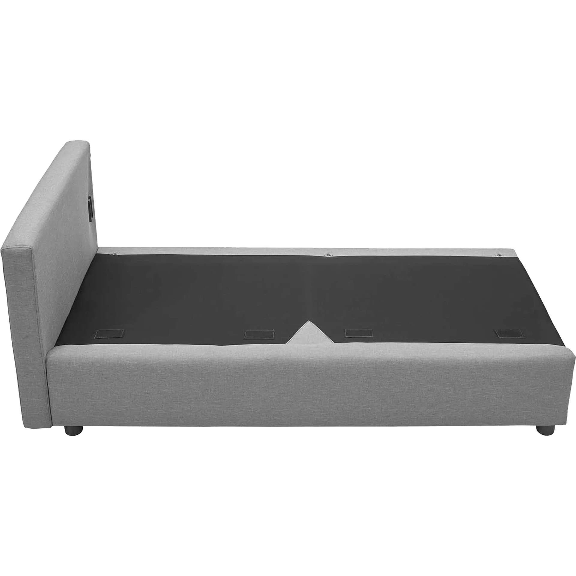 Antonio Upholstered Fabric Sofa Light Gray - Image 4