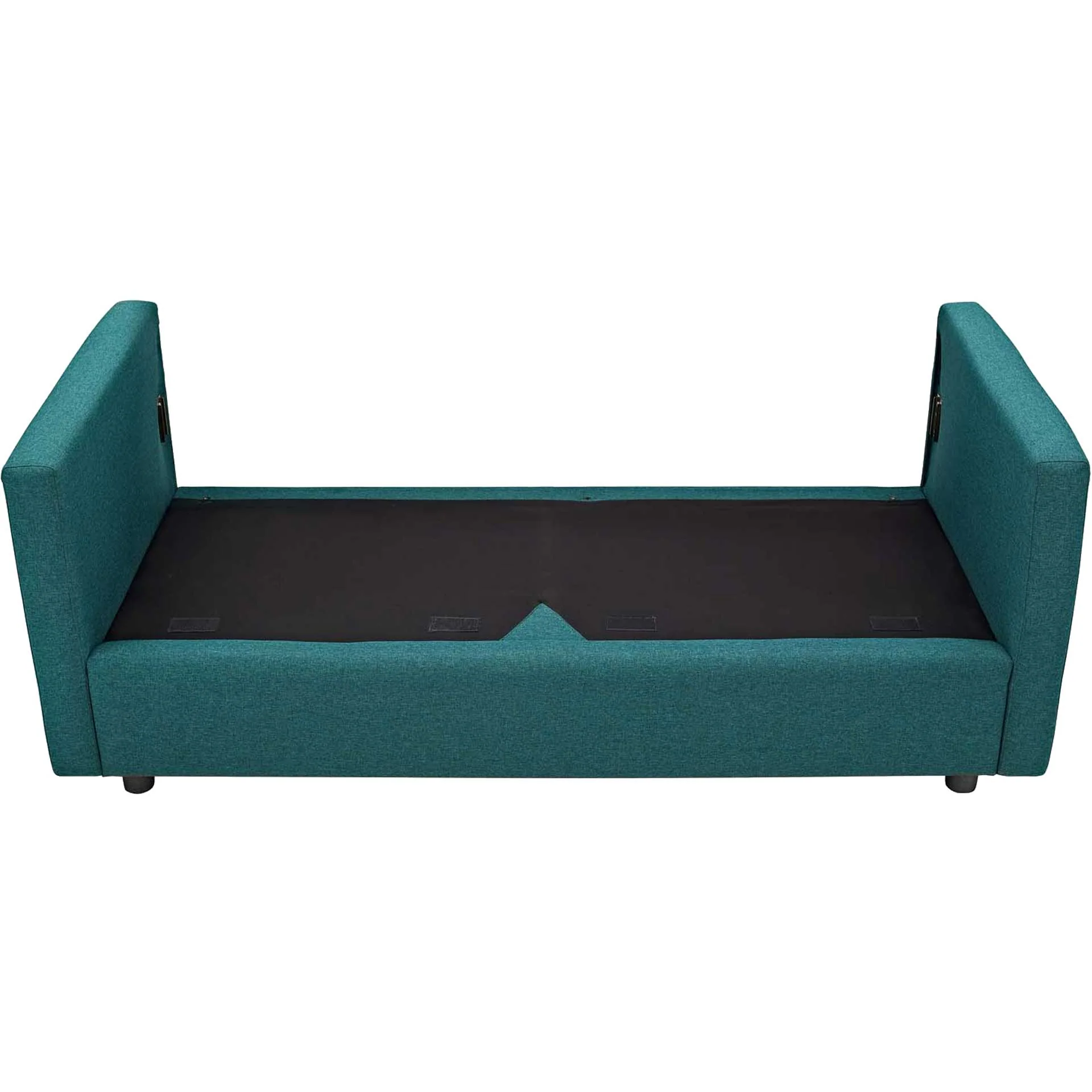 Antonio Upholstered Fabric Sofa Teal - Image 5
