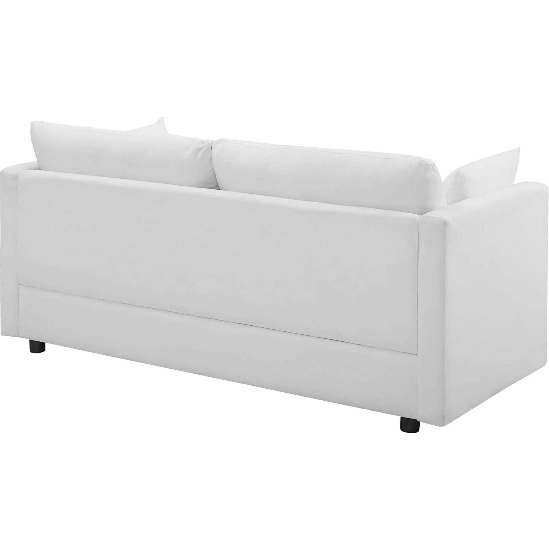 Antonio Upholstered Fabric Sofa White - Image 3