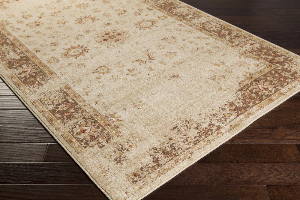 Arabesque Beige/Mocha Area Rug - Image 2