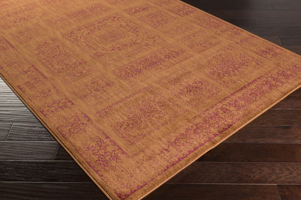 Arabesque Rust/Burgundy Area Rug - Image 3