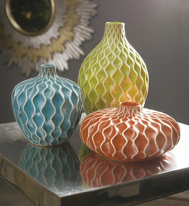 Aransas Ceramic Vases (Set of 3) - Image 2