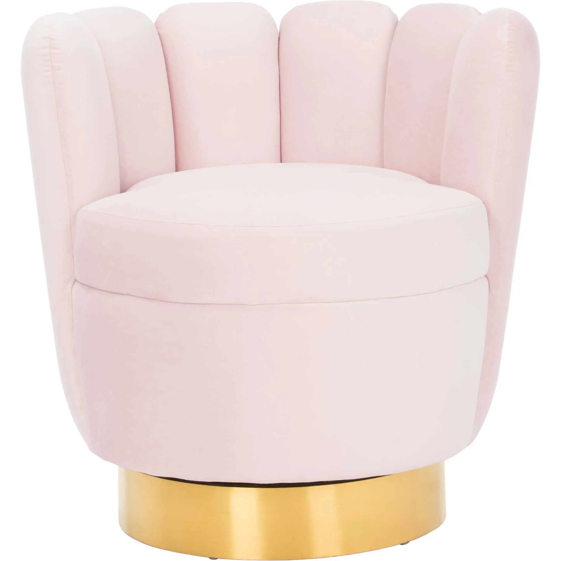 Arbor Channel Tufted Chair Light Pink - Image 2