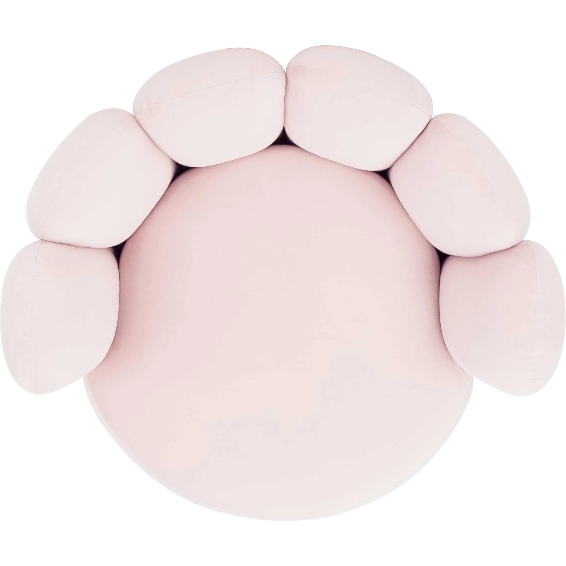 Arbor Channel Tufted Chair Light Pink - Image 6