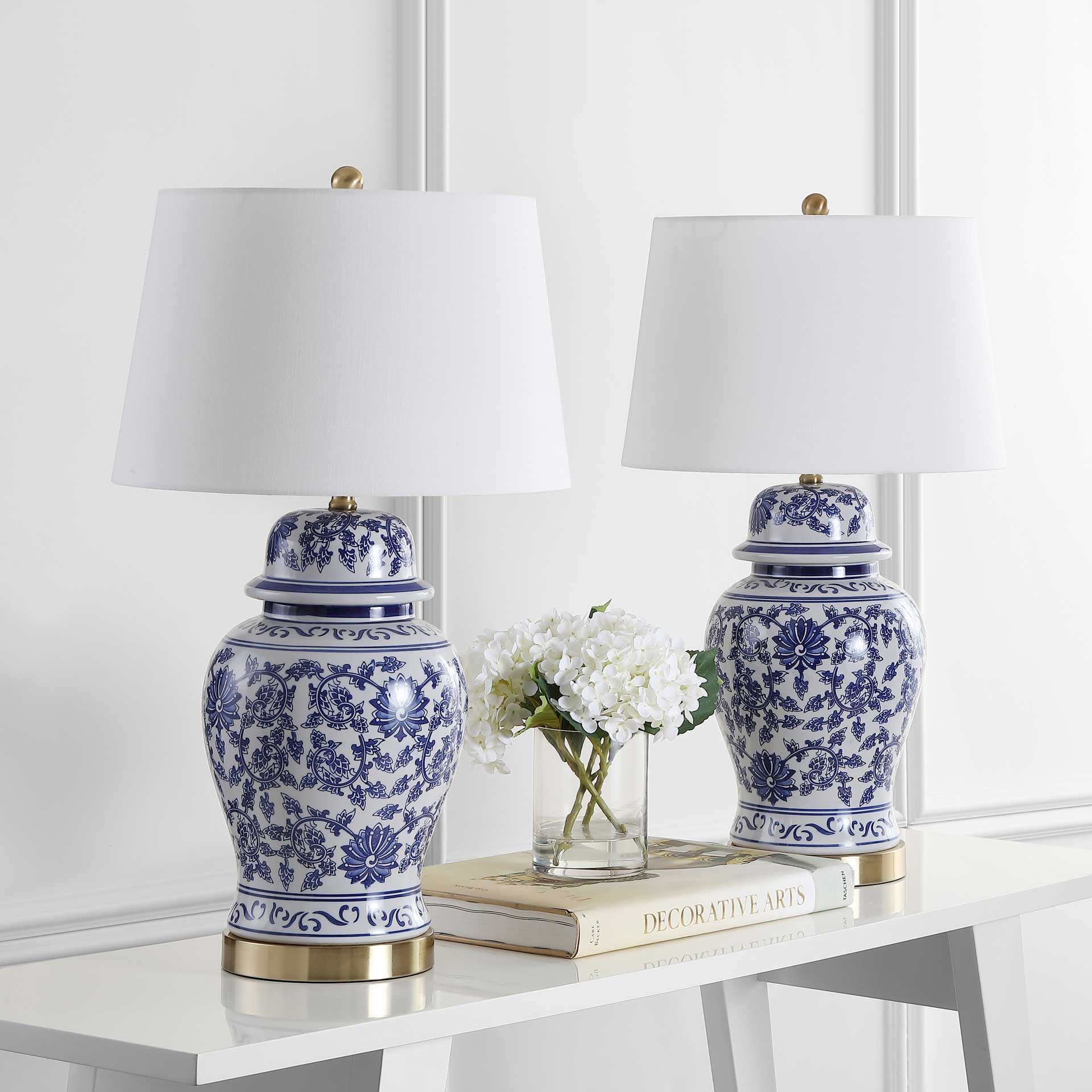 Archer Table Lamp Blue/White (Set of 2) - Image 3