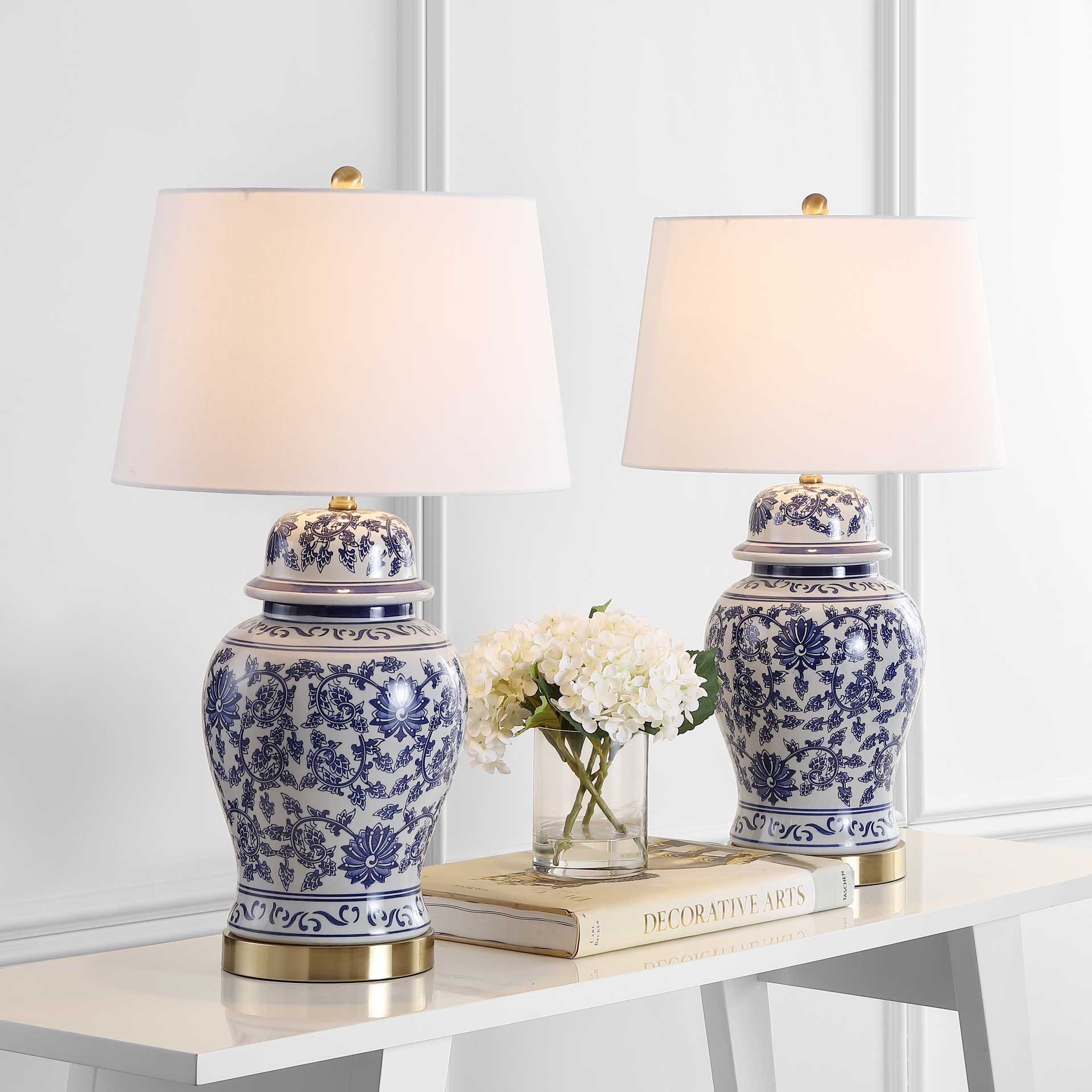 Archer Table Lamp Blue/White (Set of 2) - Image 4