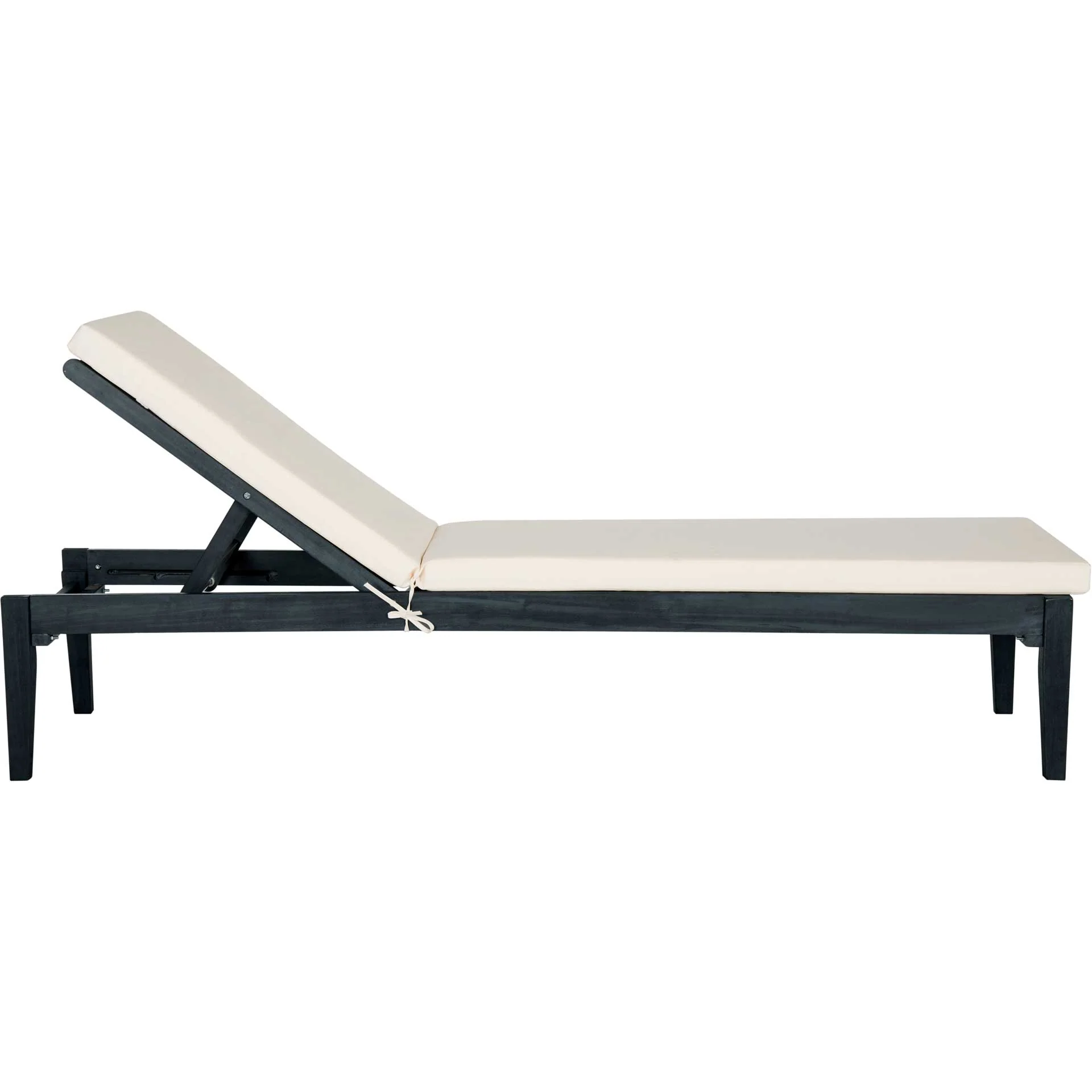 Ardelle Acacia Sunlounger Dark Slate Gray/Beige - Image 2