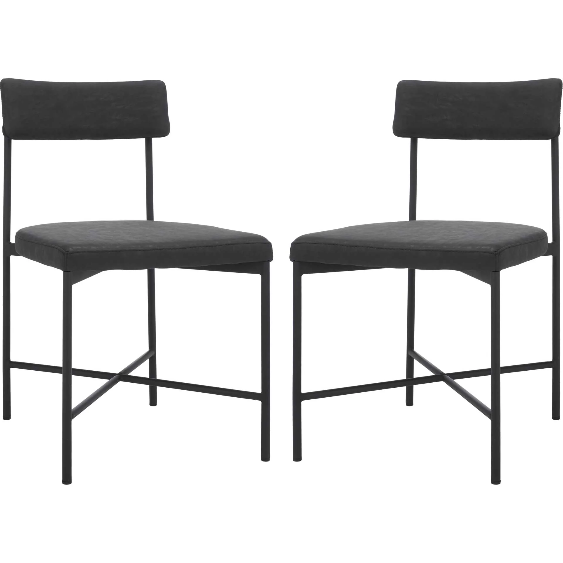 Arden Dining Chairs Black (Set of 2) - Image 2