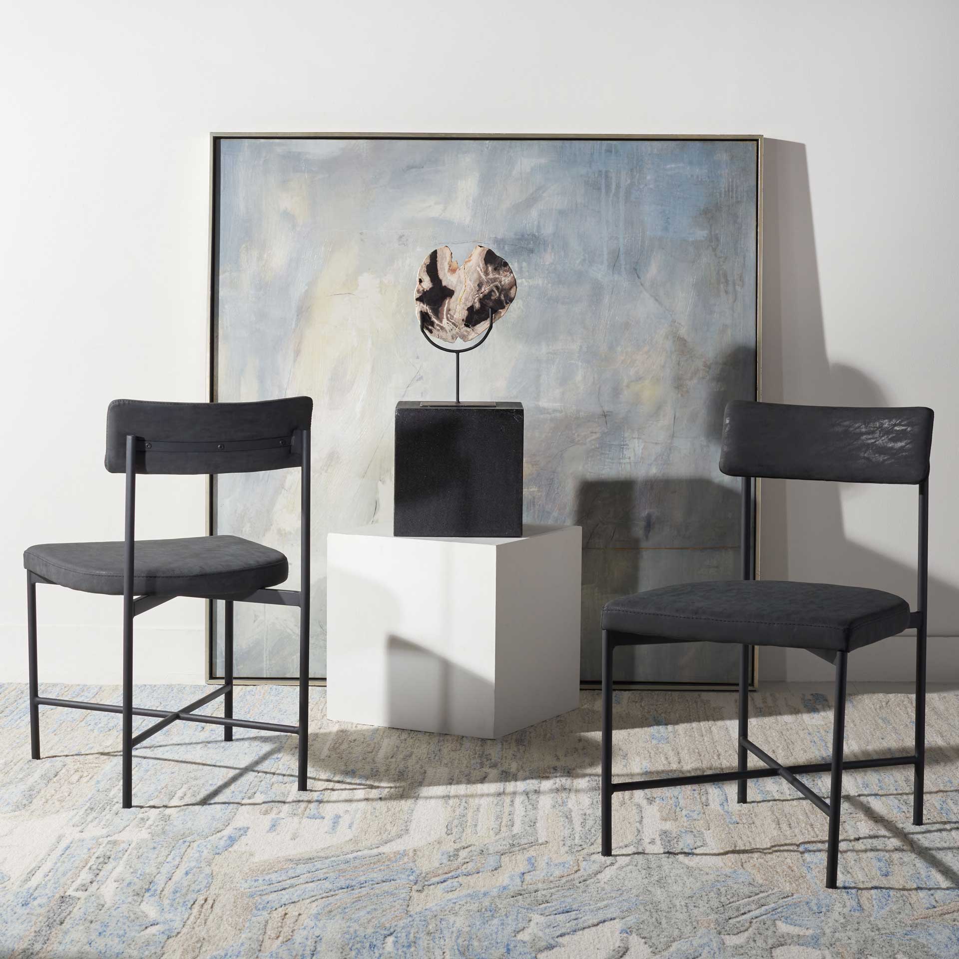 Arden Dining Chairs Black (Set of 2) - Image 5