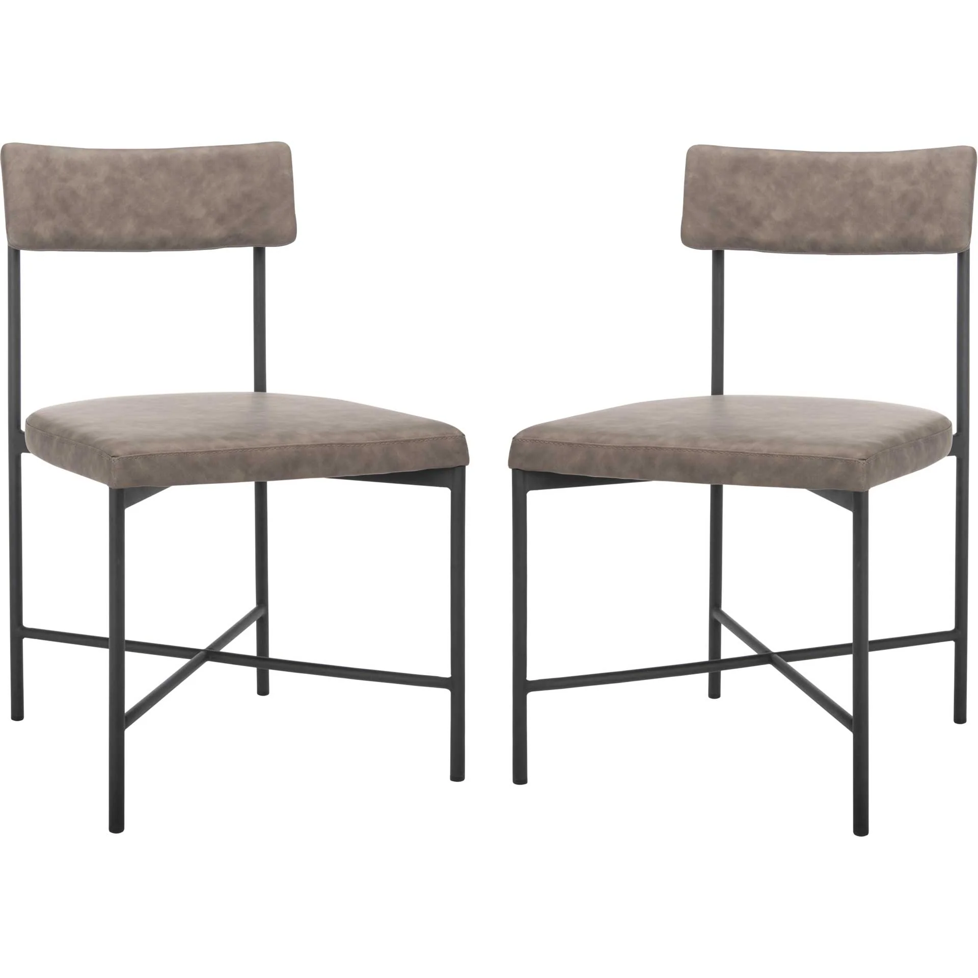 Arden Dining Chairs Gray/Black (Set of 2) - Image 2