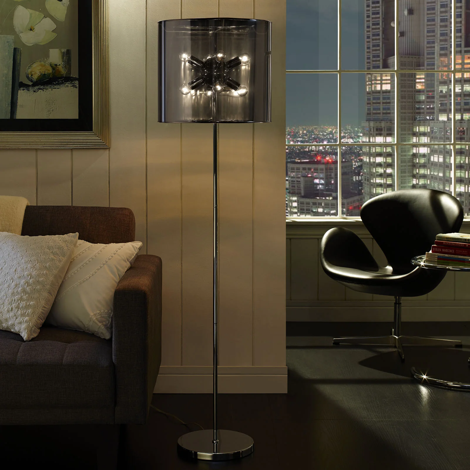 Ares Floor Lamp Silver - Image 4