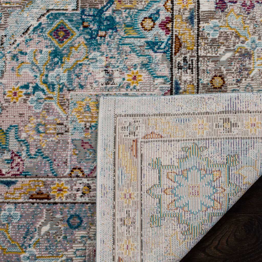 Aria Beige/Blue Area Rug - Image 3
