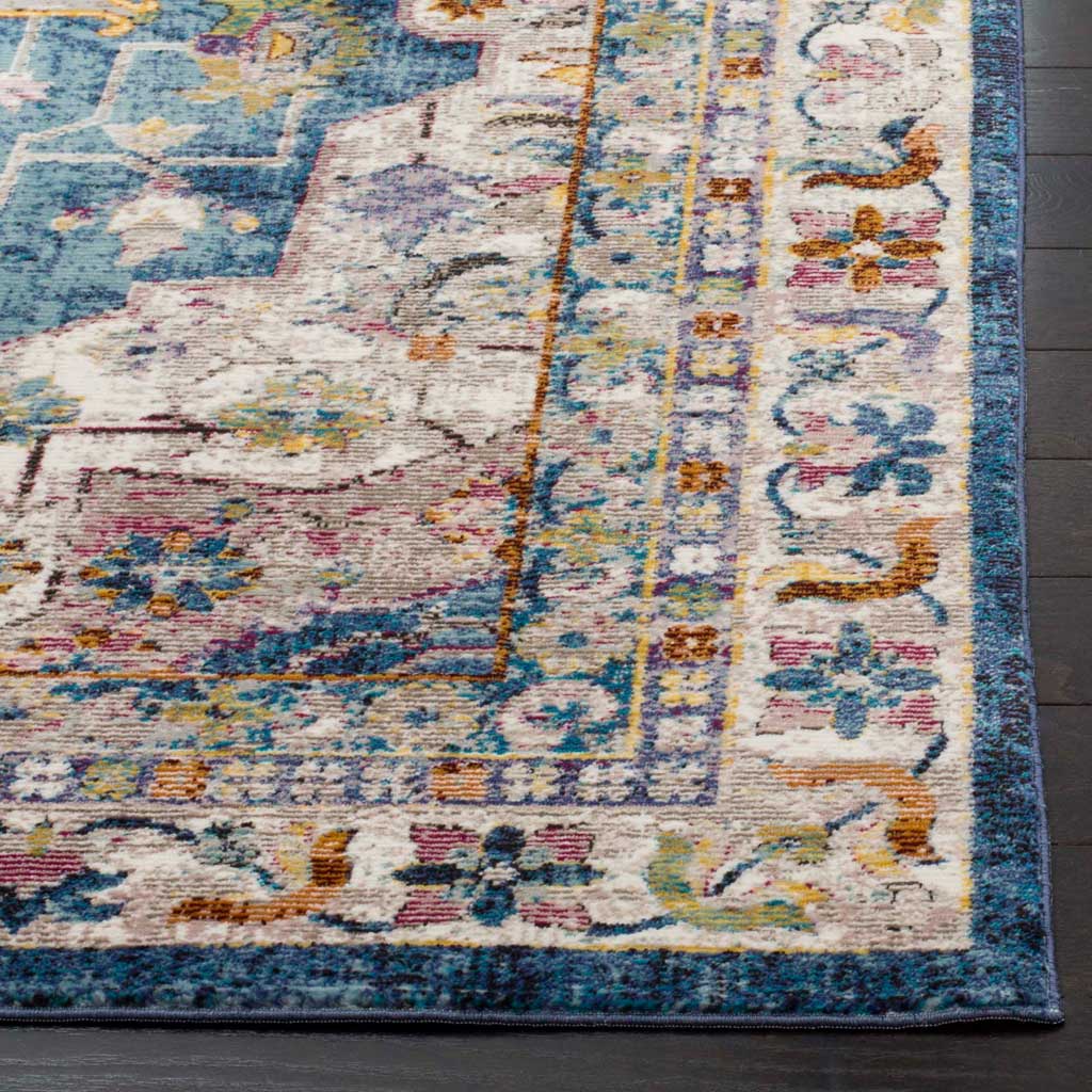 Aria Blue/Creme Area Rug - Image 3