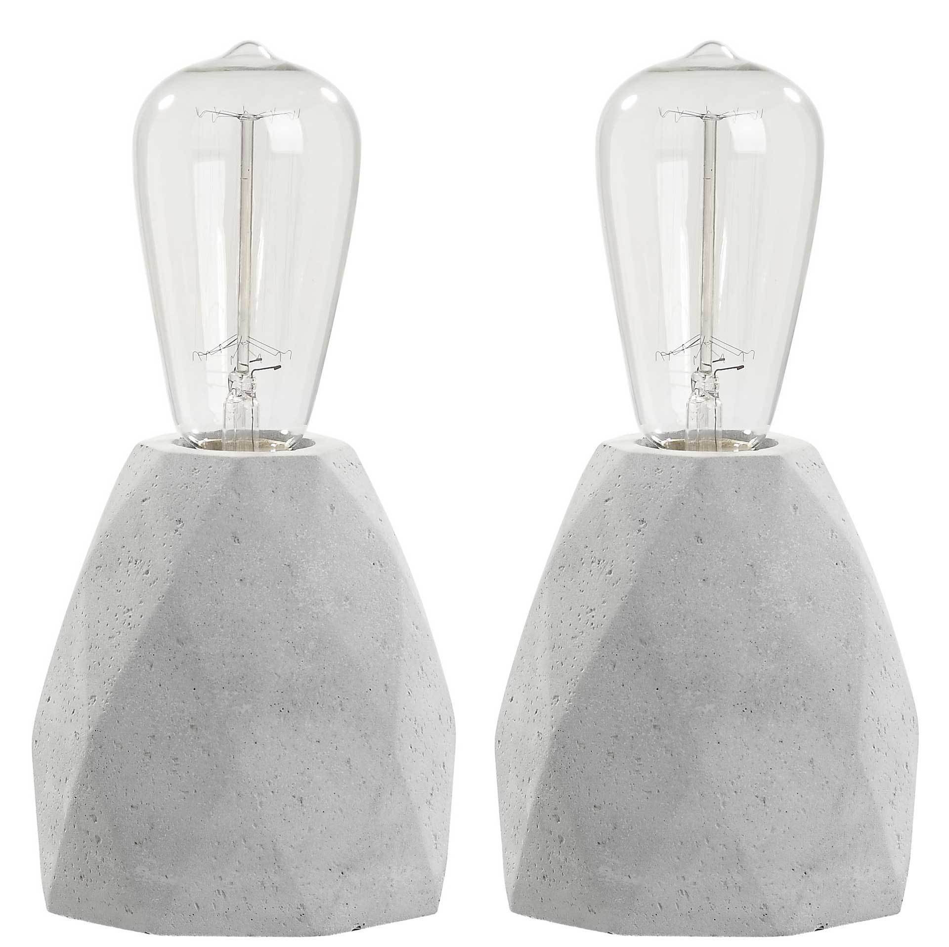 Aria Concrete Table Lamp Gray (Set of 2) - Image 3