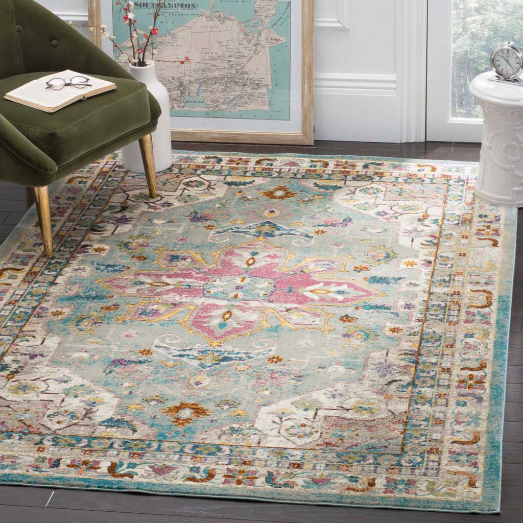 Aria Green/Creme Area Rug - Image 4