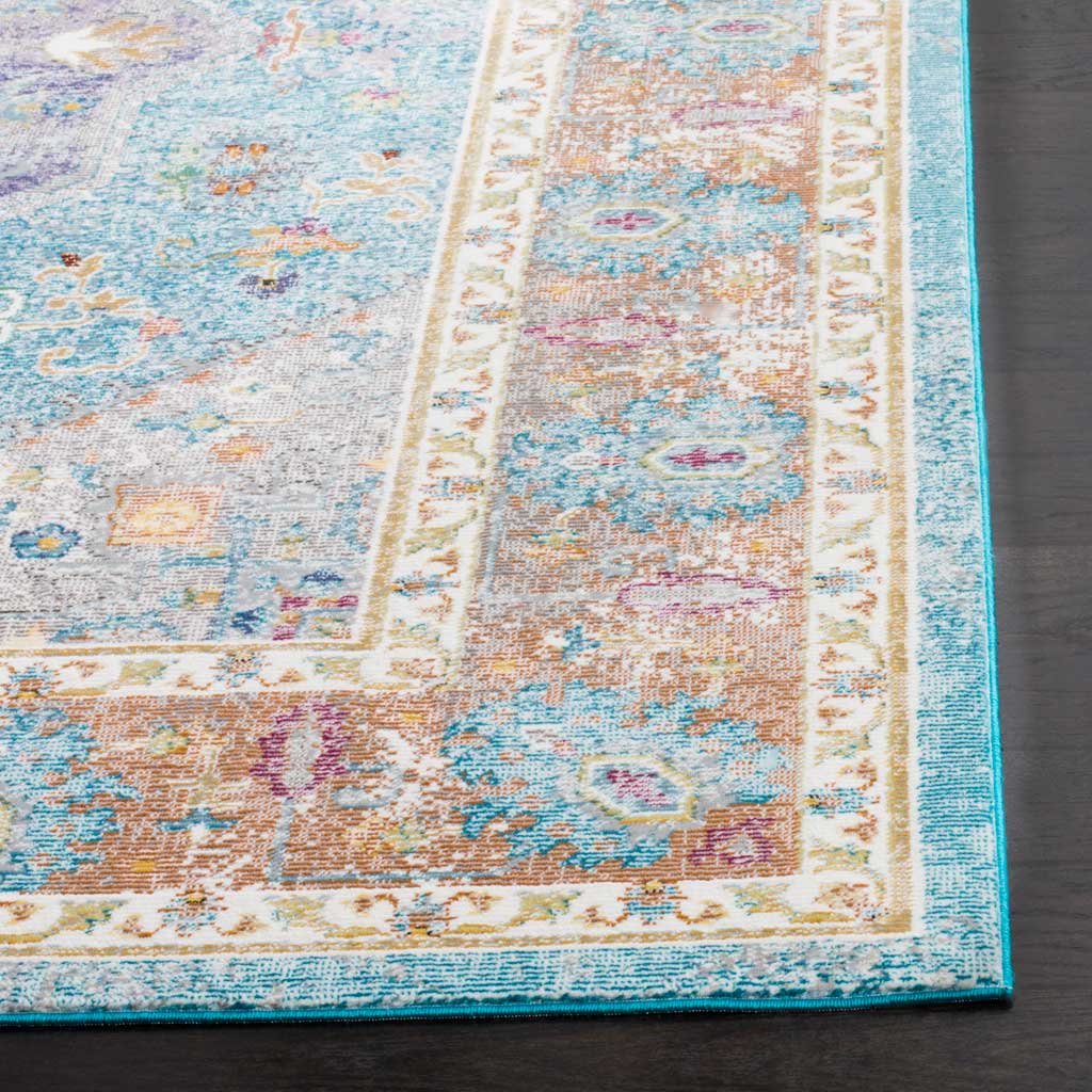 Aria Light Blue/Creme Area Rug - Image 2