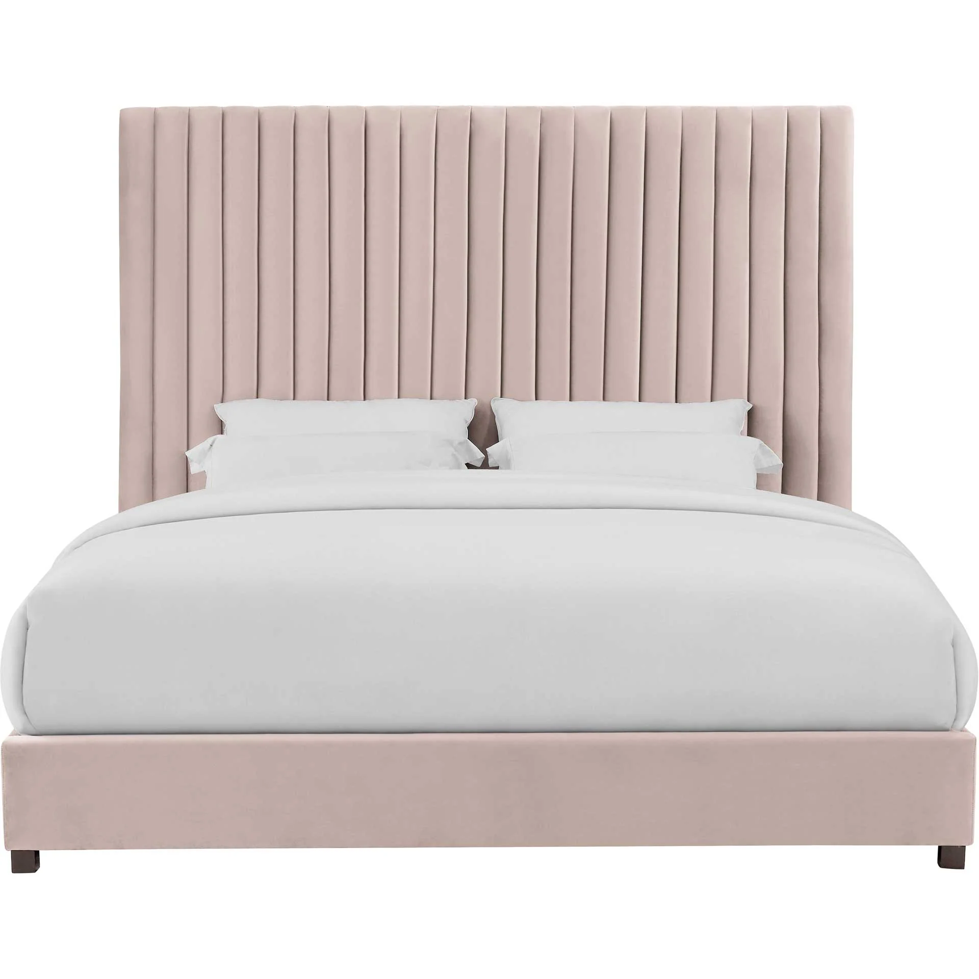 Ariah Velvet Bed Blush - Image 2